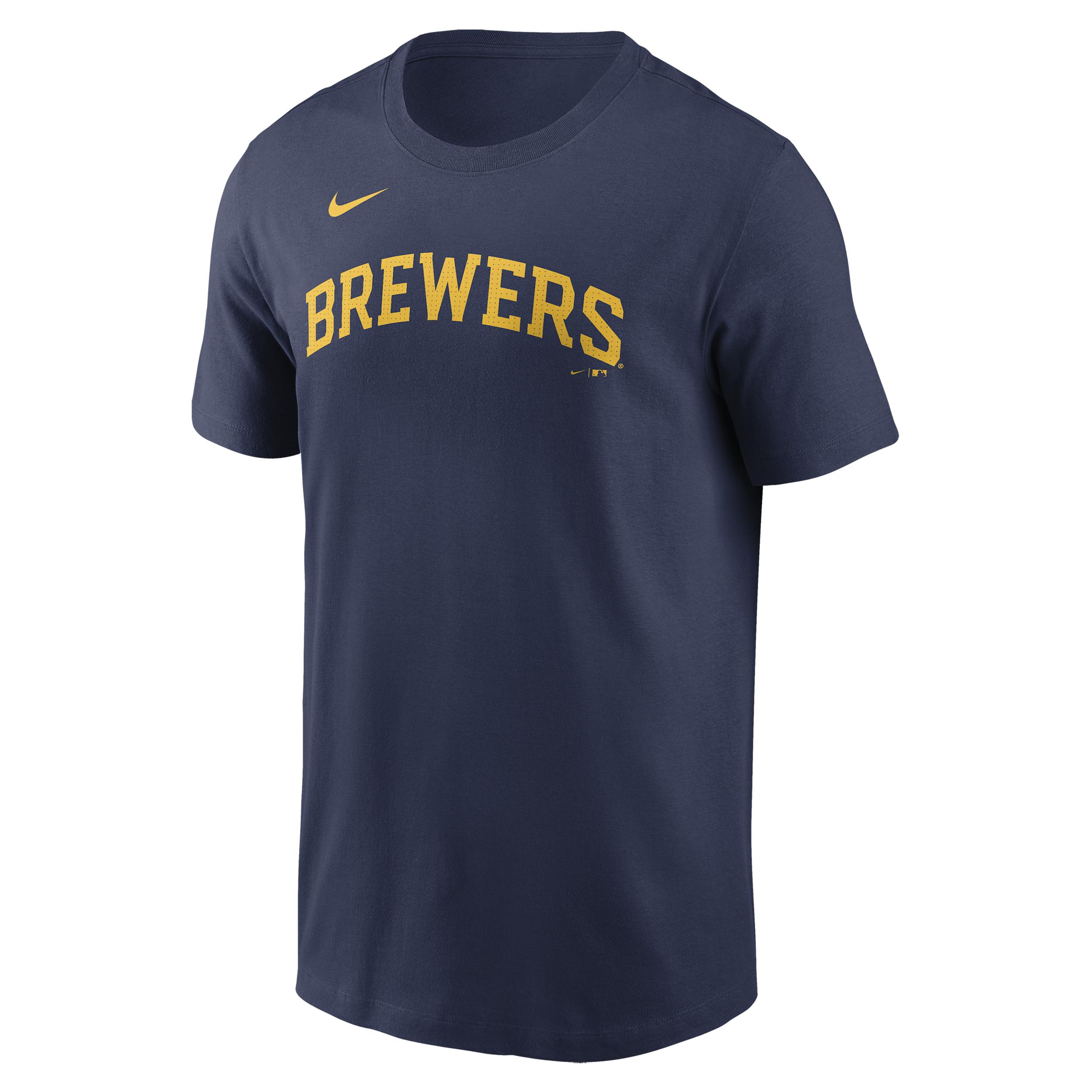 Jackson Chourio Milwaukee Brewers Fuse Nike Men's MLB T-Shirt by NIKE