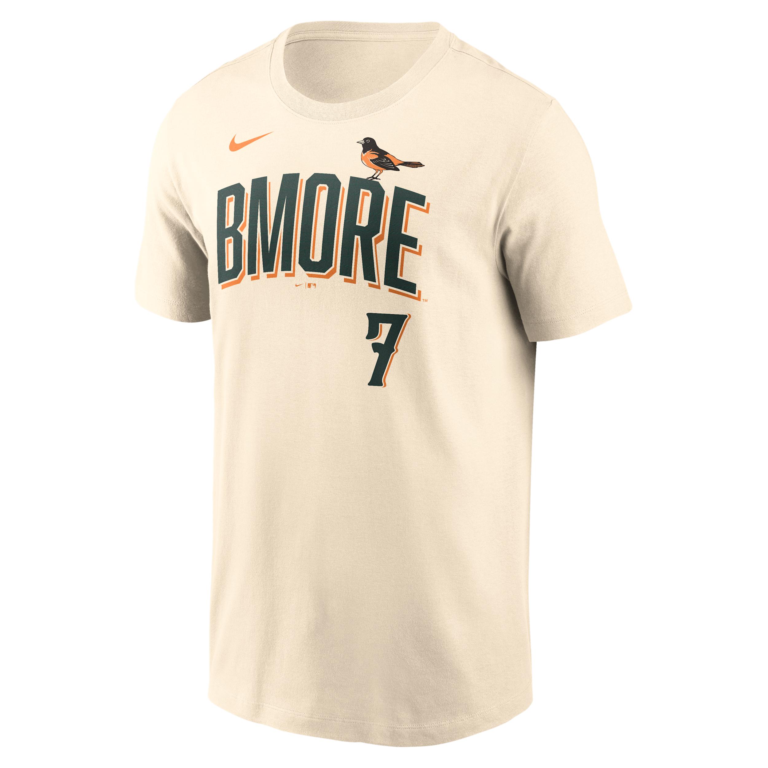 Jackson Holliday Baltimore Orioles City Connect Nike Men's MLB T-Shirt by NIKE