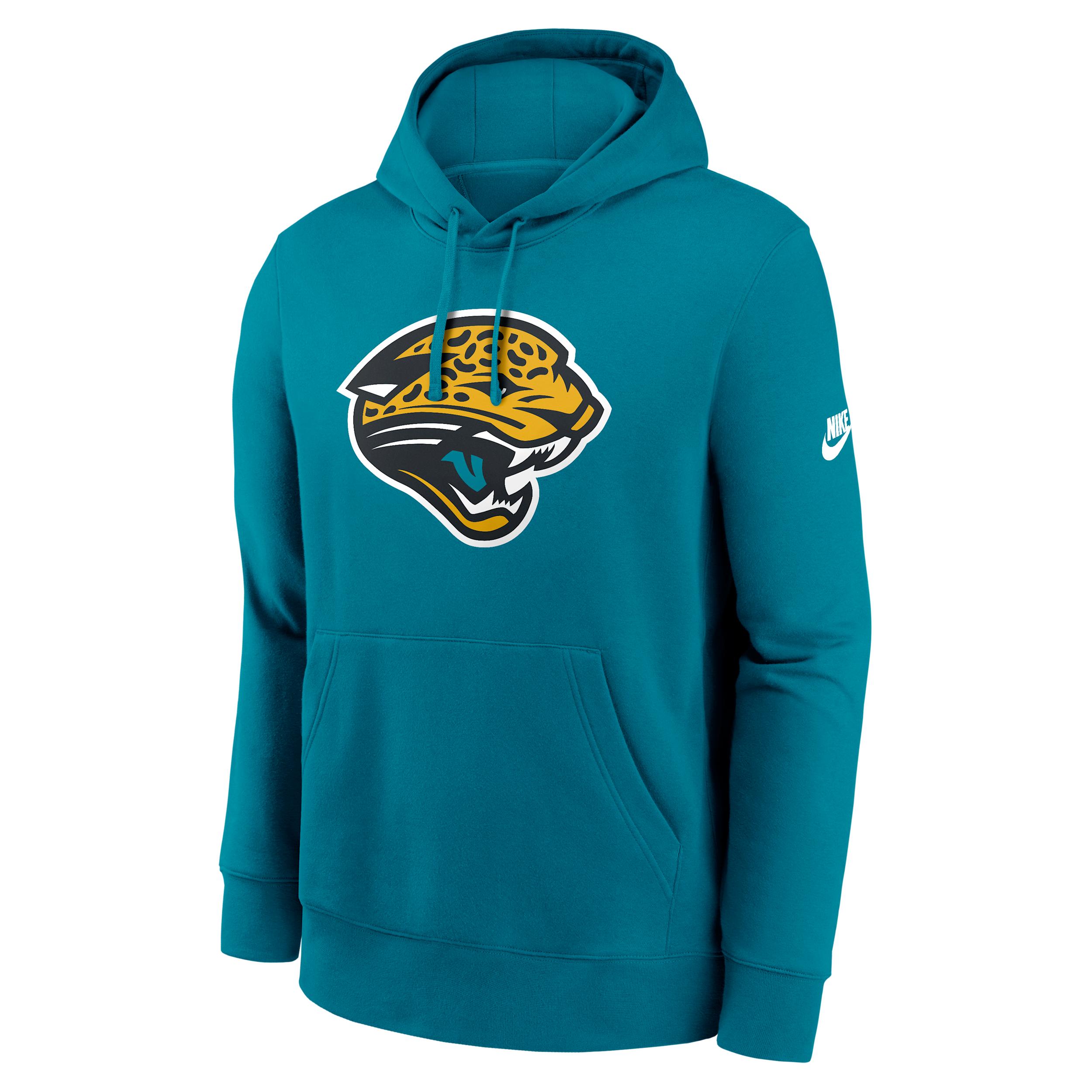 Jacksonville Jaguars Club Logo Nike Men's NFL Pullover Hoodie by NIKE