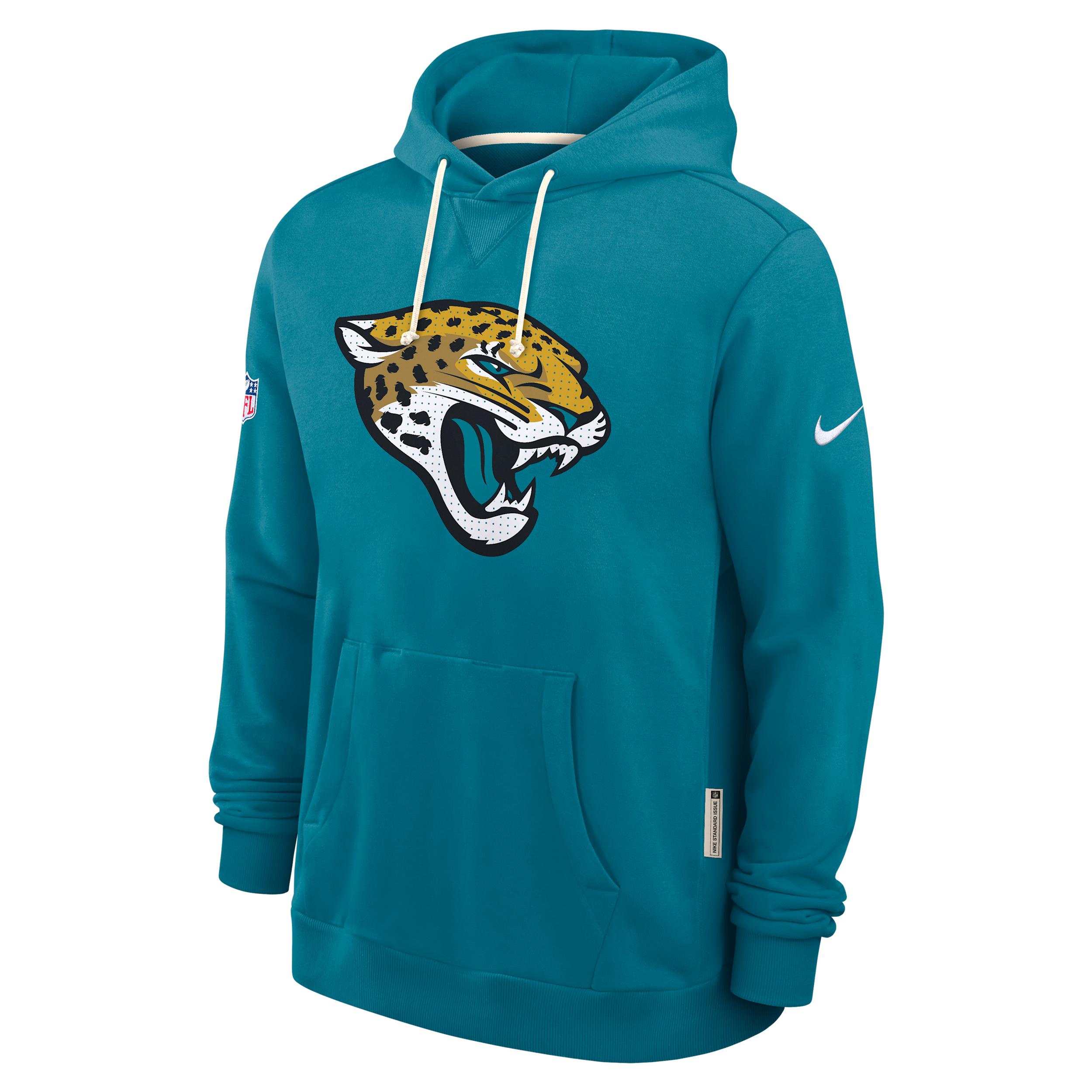 Jacksonville Jaguars Initial Home Sideline Nike Men's Dri-FIT NFL Pullover Hoodie by NIKE