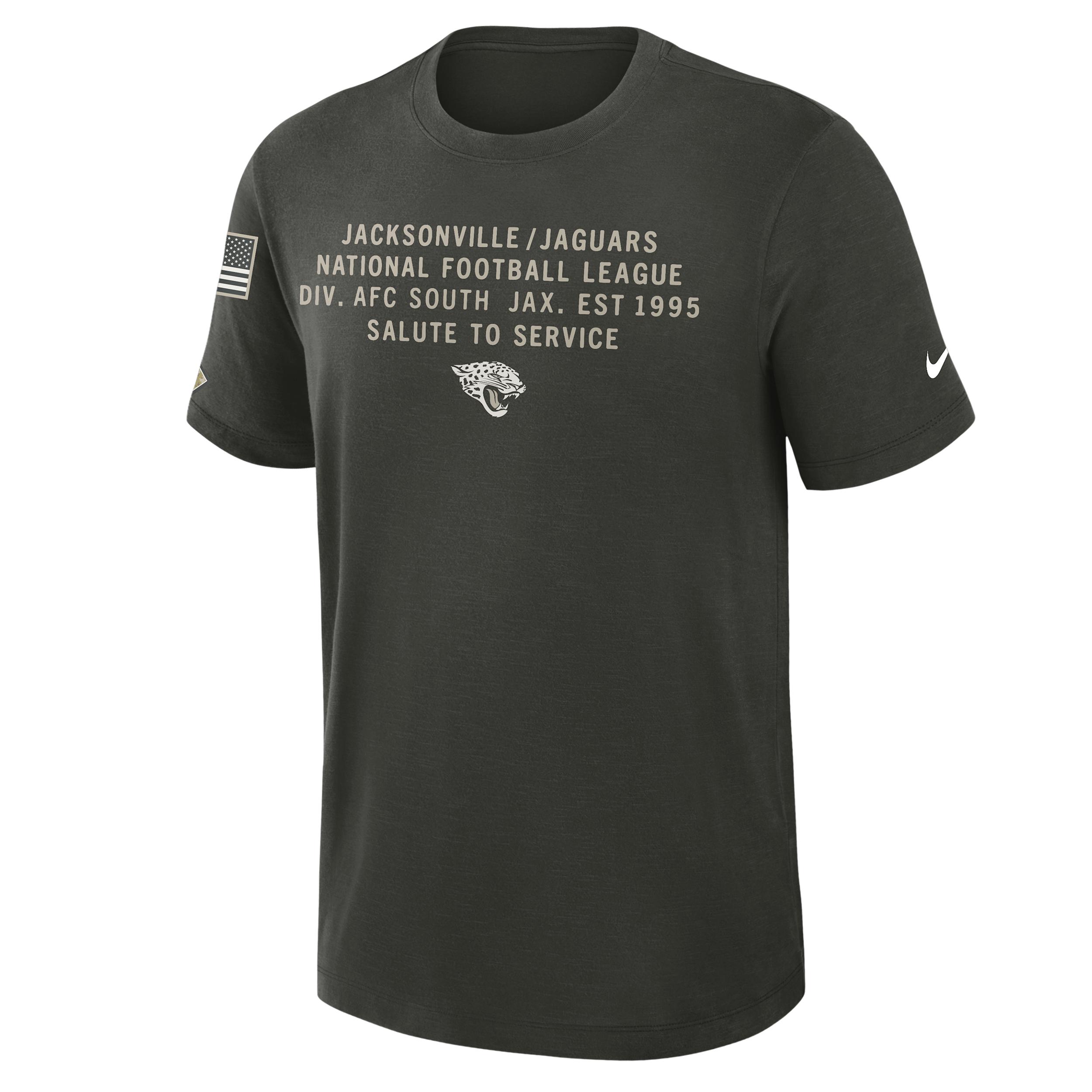 Jacksonville Jaguars Salute to Service Slub Nike Men's Dri-FIT NFL T-Shirt by NIKE