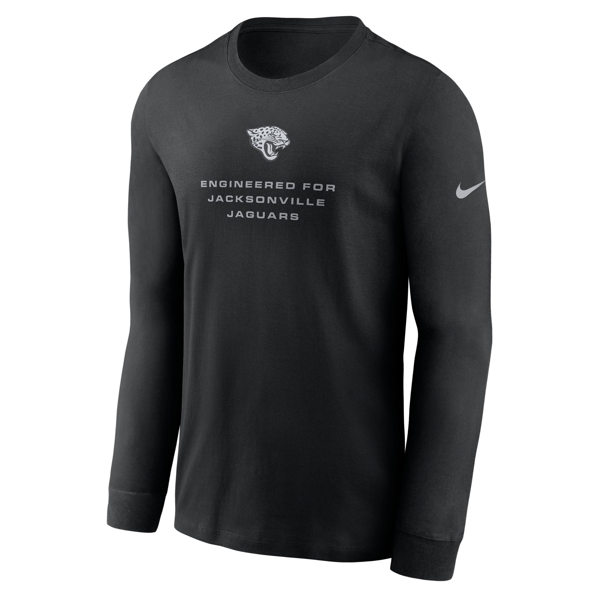 Jacksonville Jaguars Team Issue Nike Men's Dri-FIT NFL Long-Sleeve T-Shirt by NIKE