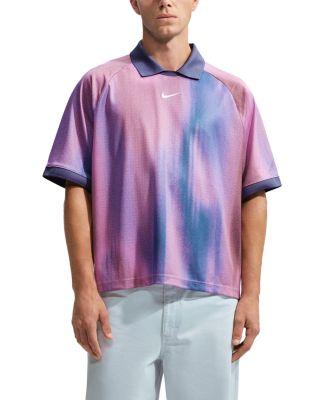 Jacquard Logo Jersey Polo Shirt by NIKE