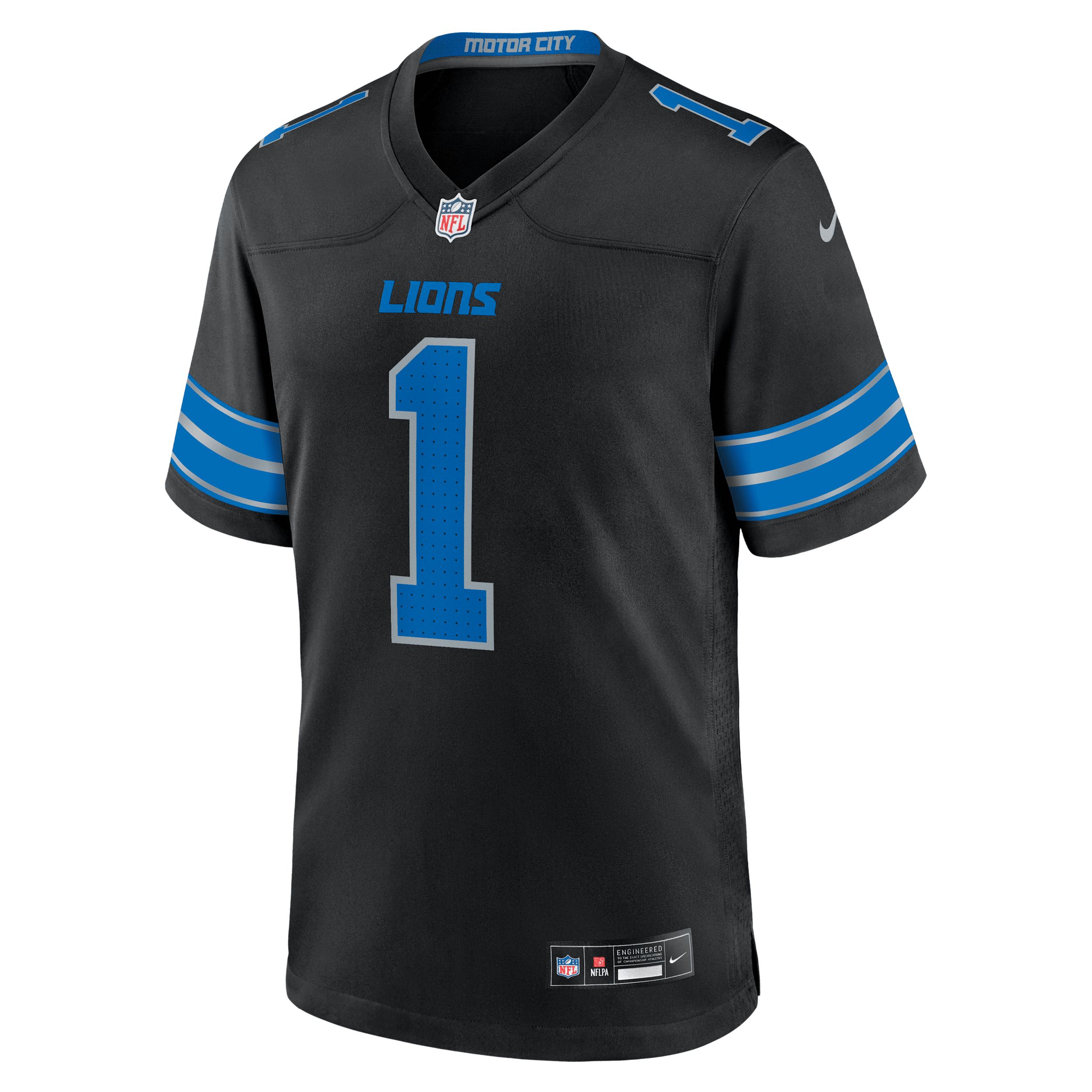 Jameson Williams Detroit Lions Nike Men's NFL Game Jersey by NIKE
