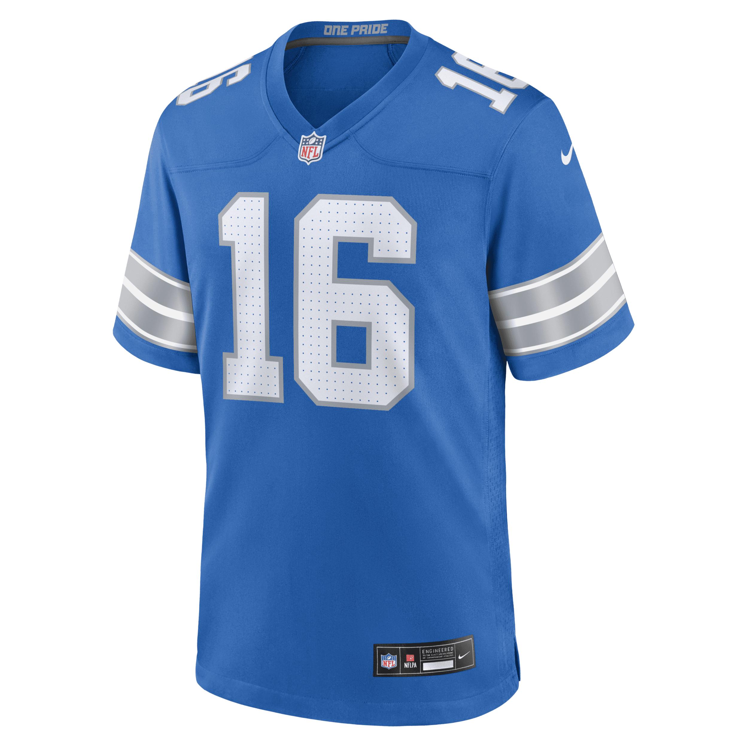 Jared Goff Detroit Lions Nike Men's NFL Game Football Jersey by NIKE