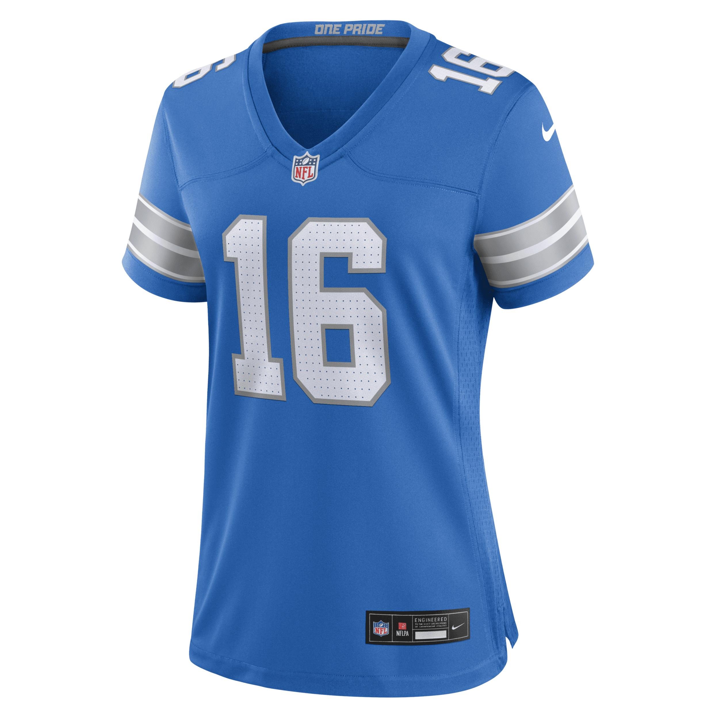 Jared Goff Detroit Lions Nike Women's NFL Game Football Jersey by NIKE