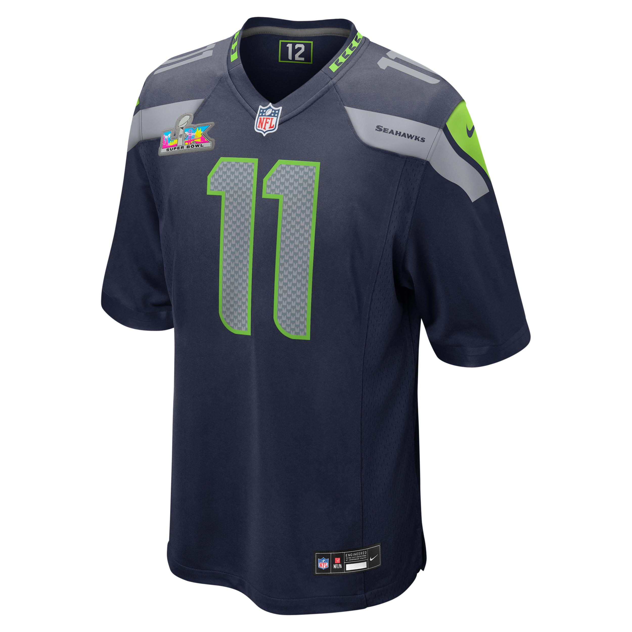 Jaxon Smith-Njigba Seattle Seahawks Super Bowl LX Nike Men's NFL Game Jersey by NIKE