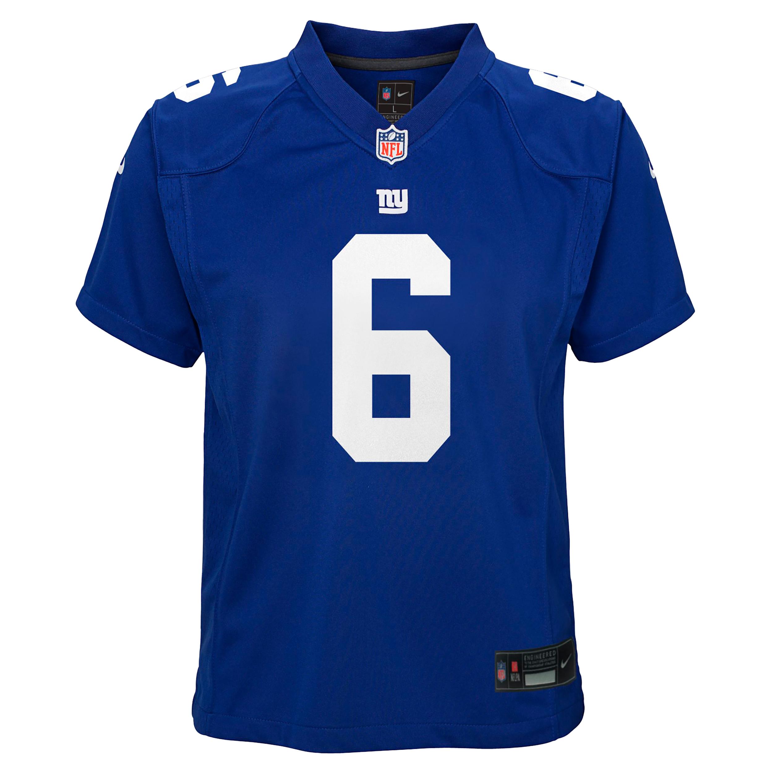 Jaxson Dart New York Giants 2025 NFL Draft First Round Pick Big Kids' Nike NFL Game Jersey by NIKE