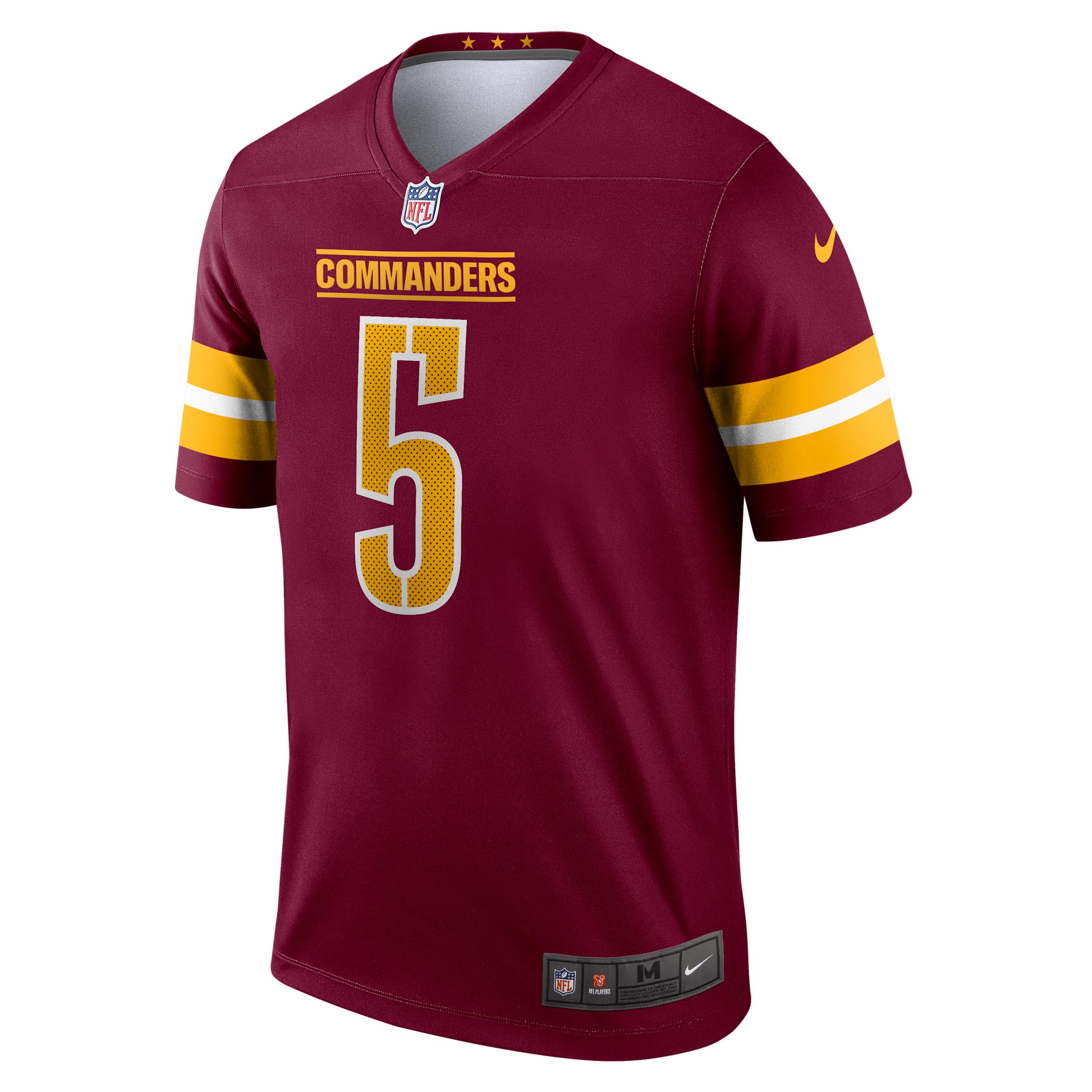 Jayden Daniels Washington Commanders Nike Men's Dri-FIT NFL Legend Jersey by NIKE