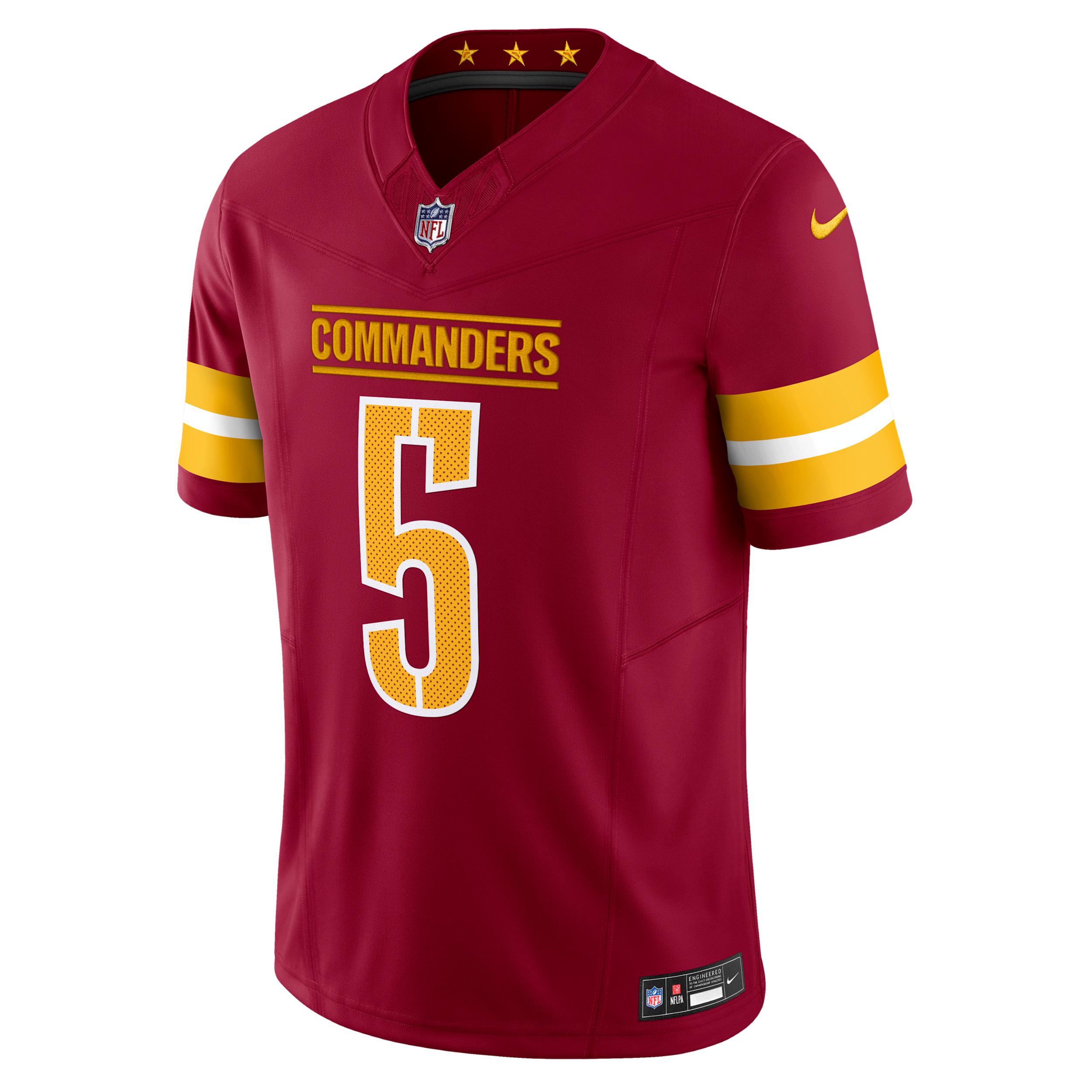 Jayden Daniels Washington Commanders Nike Men's Dri-FIT NFL Limited Jersey by NIKE