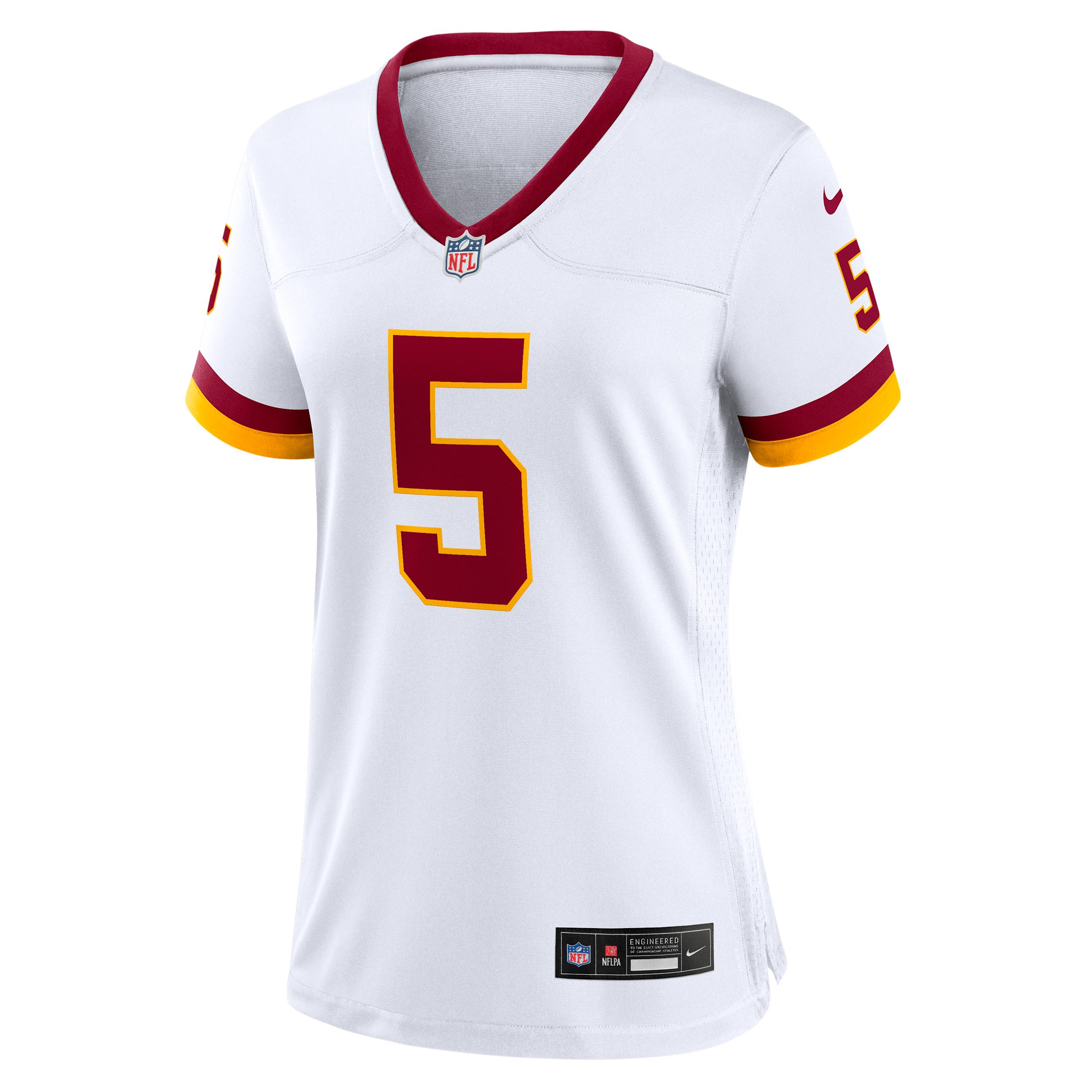 Jayden Daniels Washington Commanders Womenâs Nike Men's NFL Game Jersey by NIKE