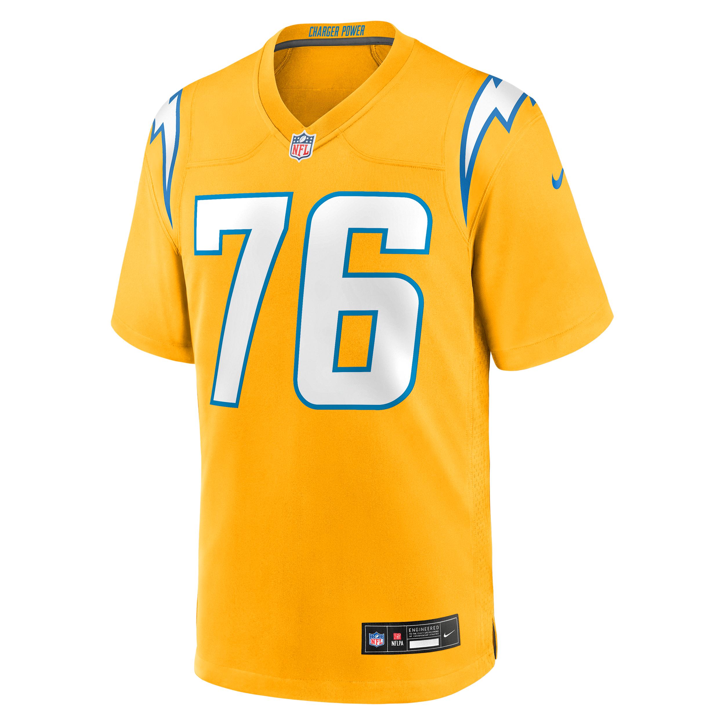 Joe Alt Los Angeles Chargers Nike Men's NFL Game Jersey by NIKE