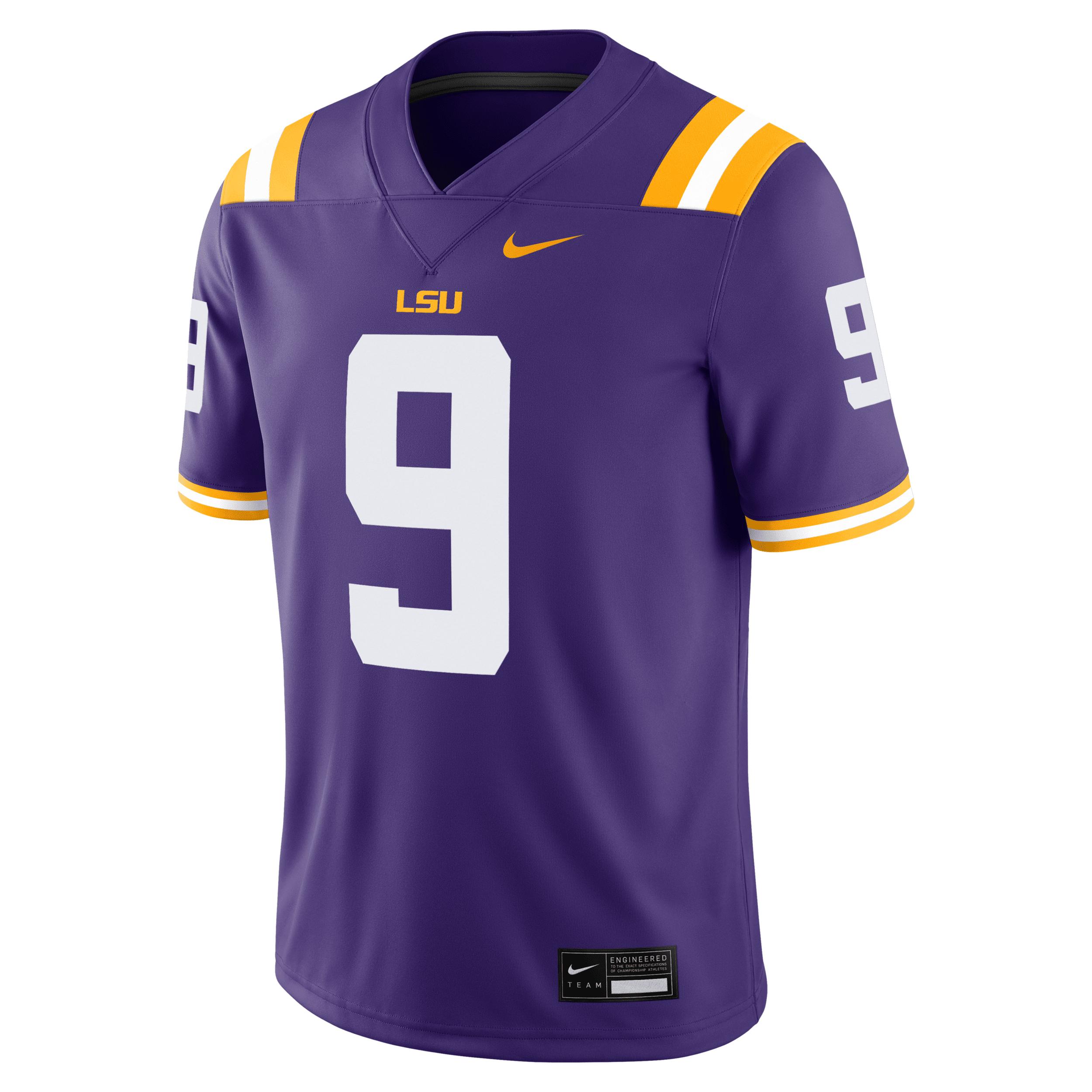 Joe Burrow LSU Tigers Menâs Nike Men's Dri-FIT College Game Jersey by NIKE