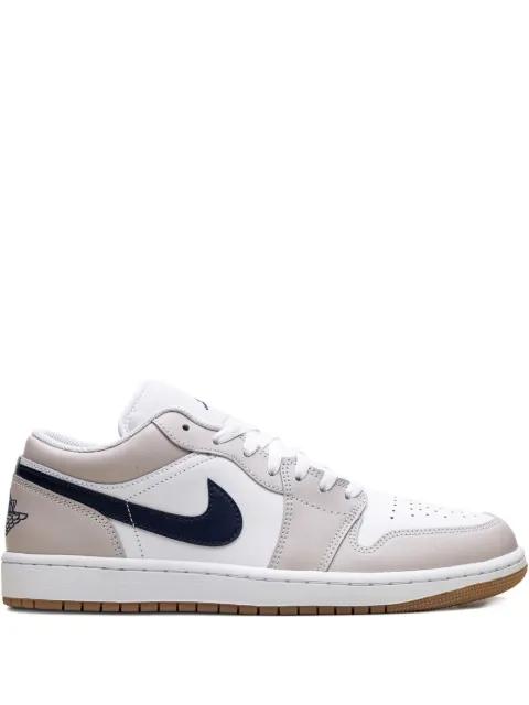 Jordan 1 Low "Midnight Navy/Neutral Grey" sneakers by NIKE