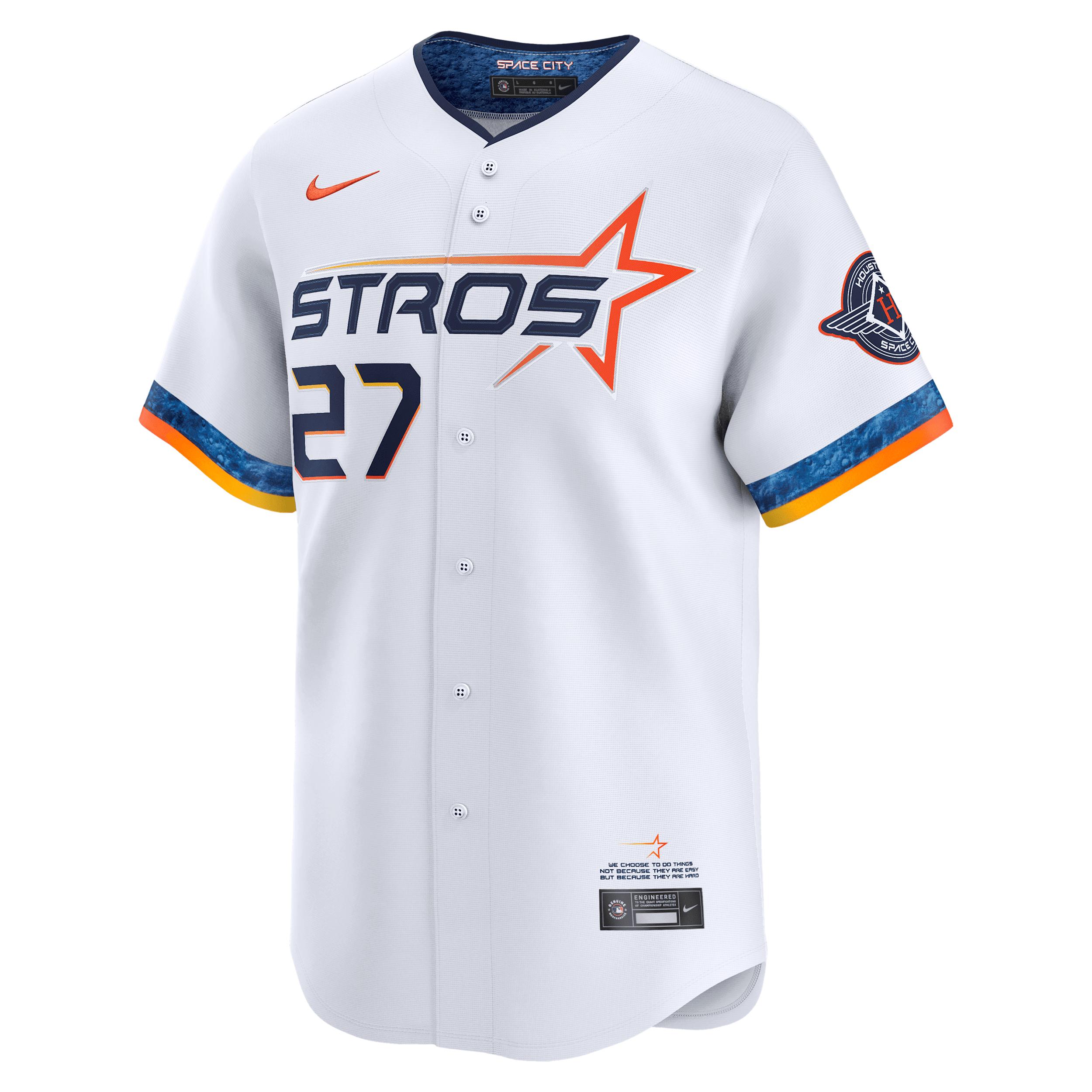 Jose Altuve Houston Astros City Connect Menâs Nike Men's Dri-FIT ADV MLB Limited Jersey by NIKE