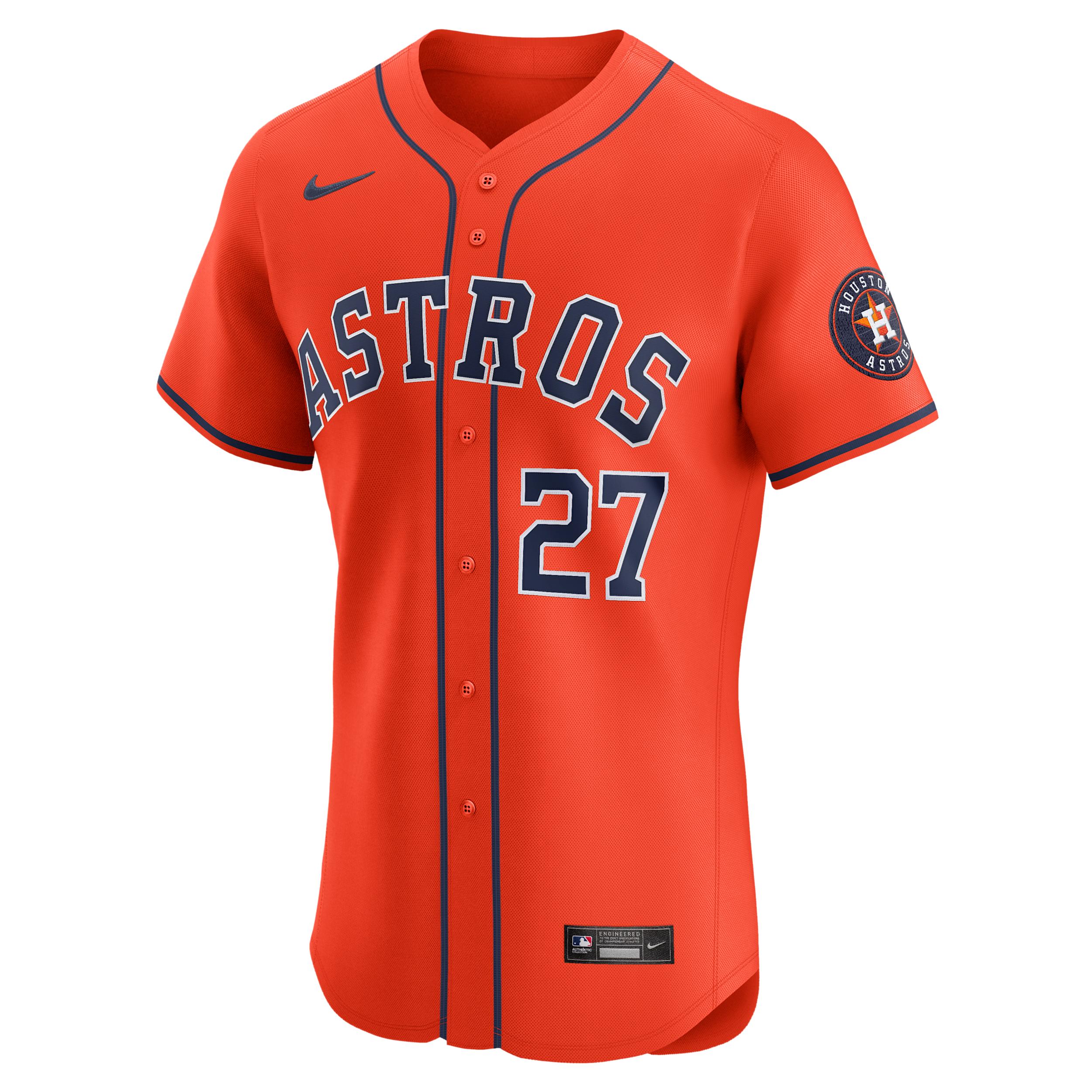 Jose Altuve Houston Astros Nike Men's Dri-FIT ADV MLB Elite Jersey by NIKE