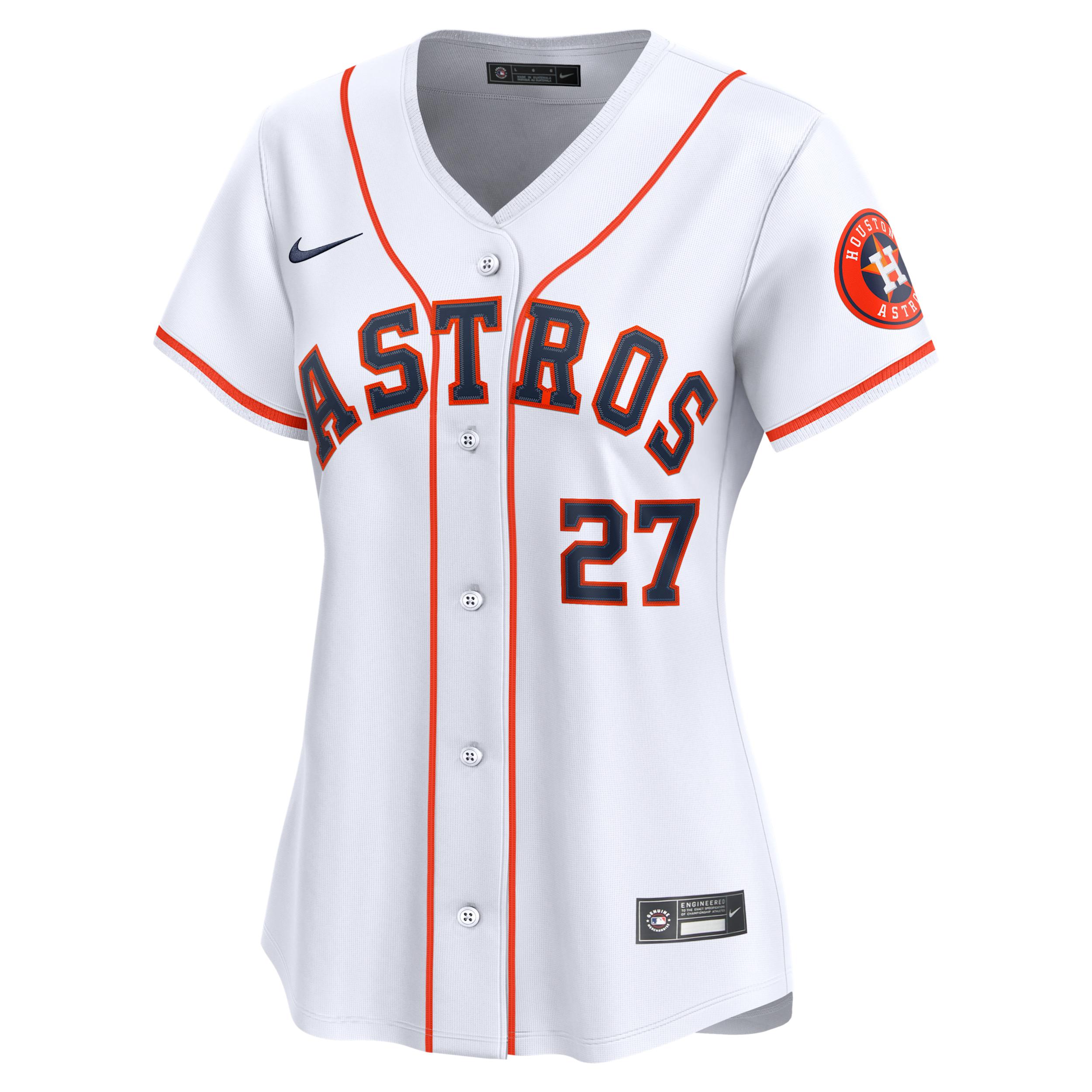 Jose Altuve Houston Astros Womenâs Nike Women's Dri-FIT ADV MLB Limited Jersey by NIKE