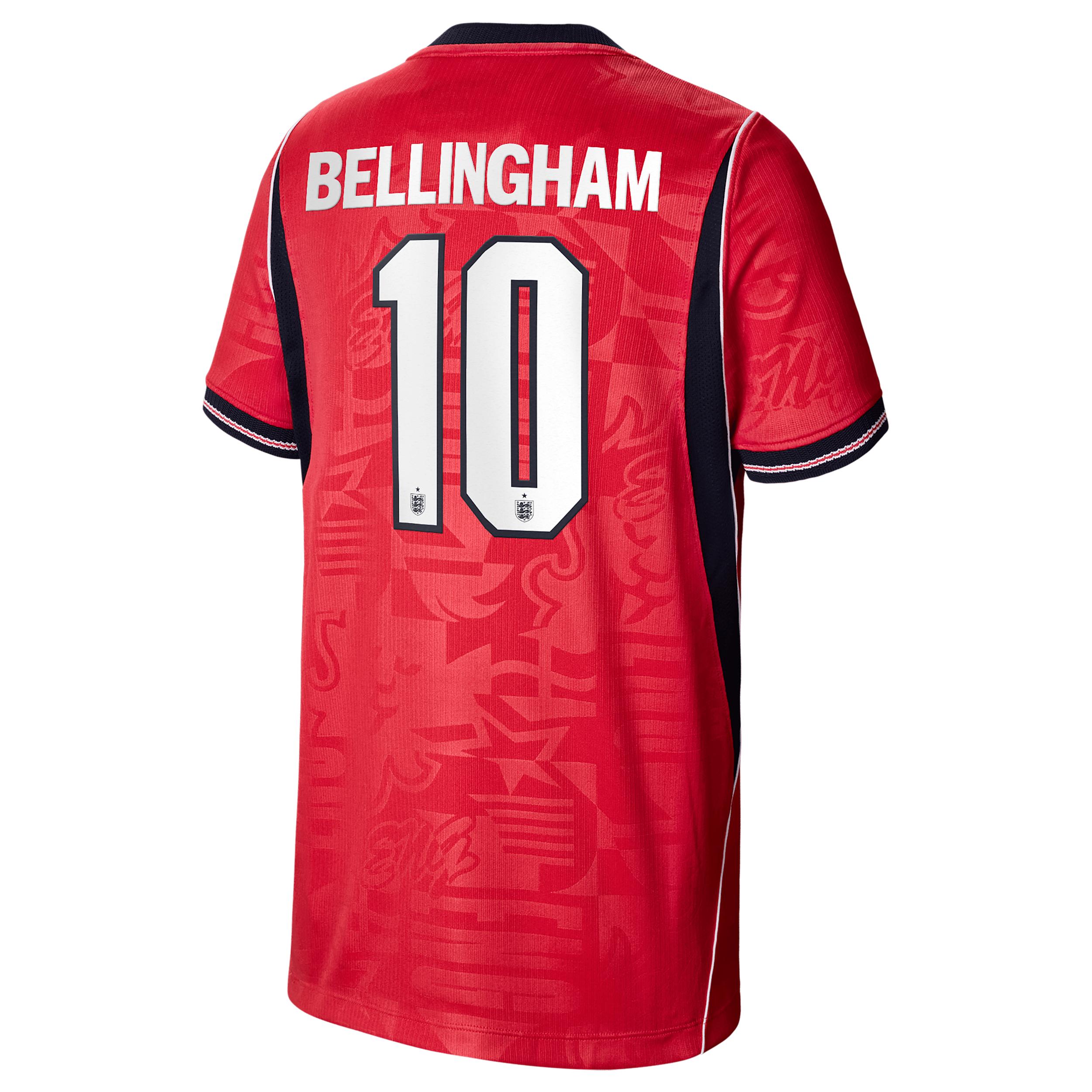 Jude Bellingham England National Team 2026 Stadium Away Big Kids' Nike Dri-FIT Soccer Jersey by NIKE