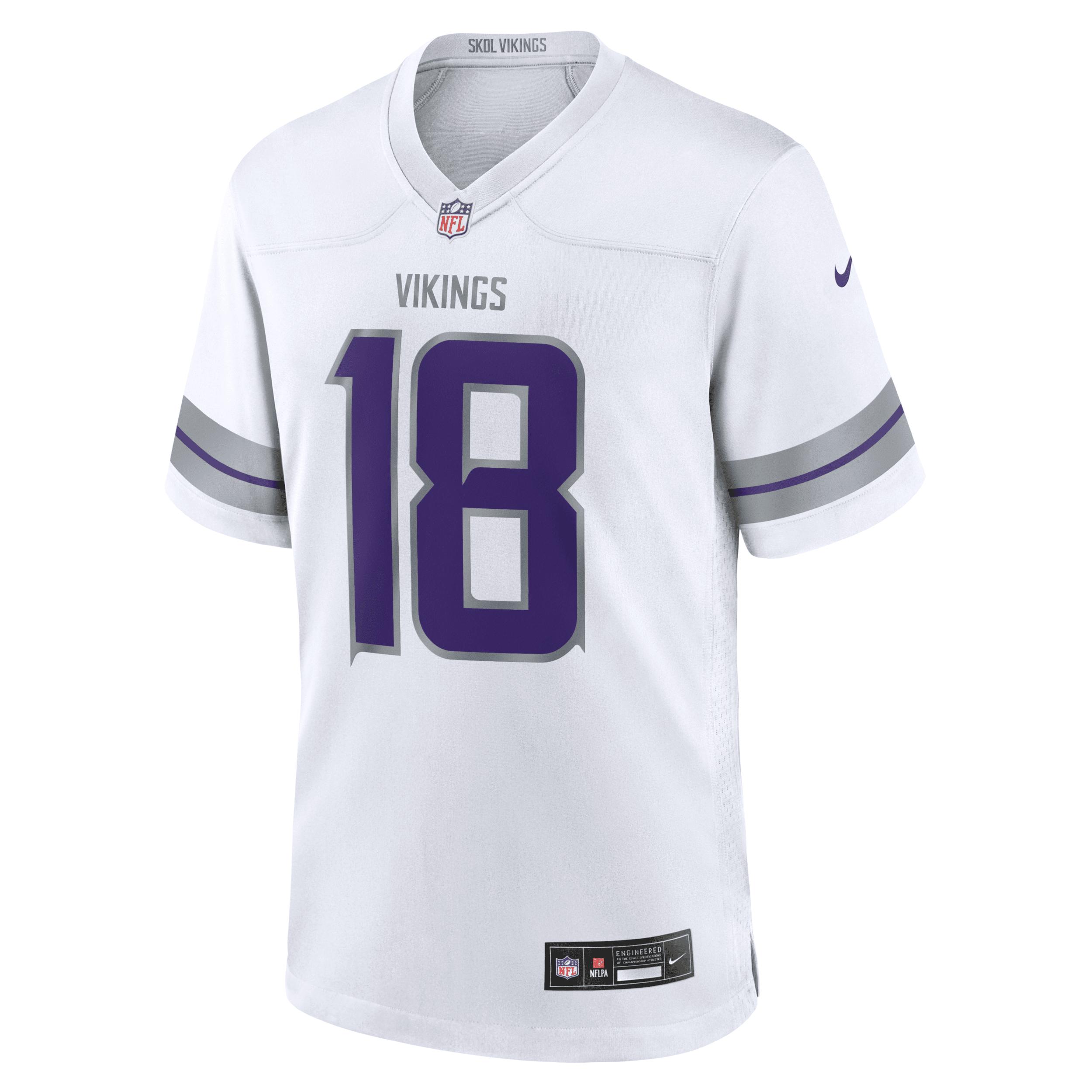Justin Jefferson Minnesota Vikings Nike Men's NFL Game Jersey by NIKE