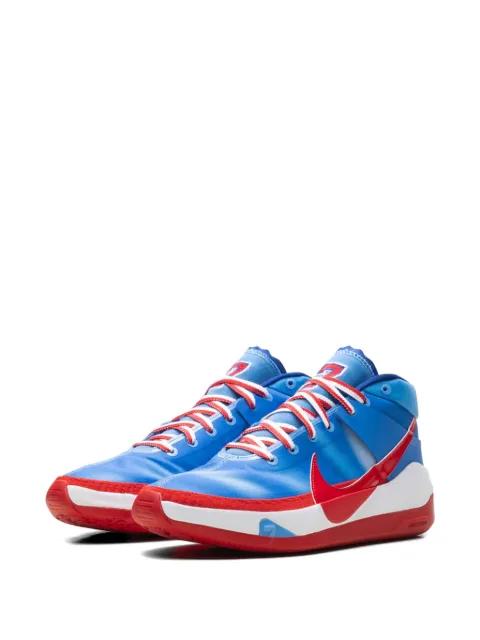 KD 13 New Jersey Nets Hardwood Classics lace-up sneakers by NIKE