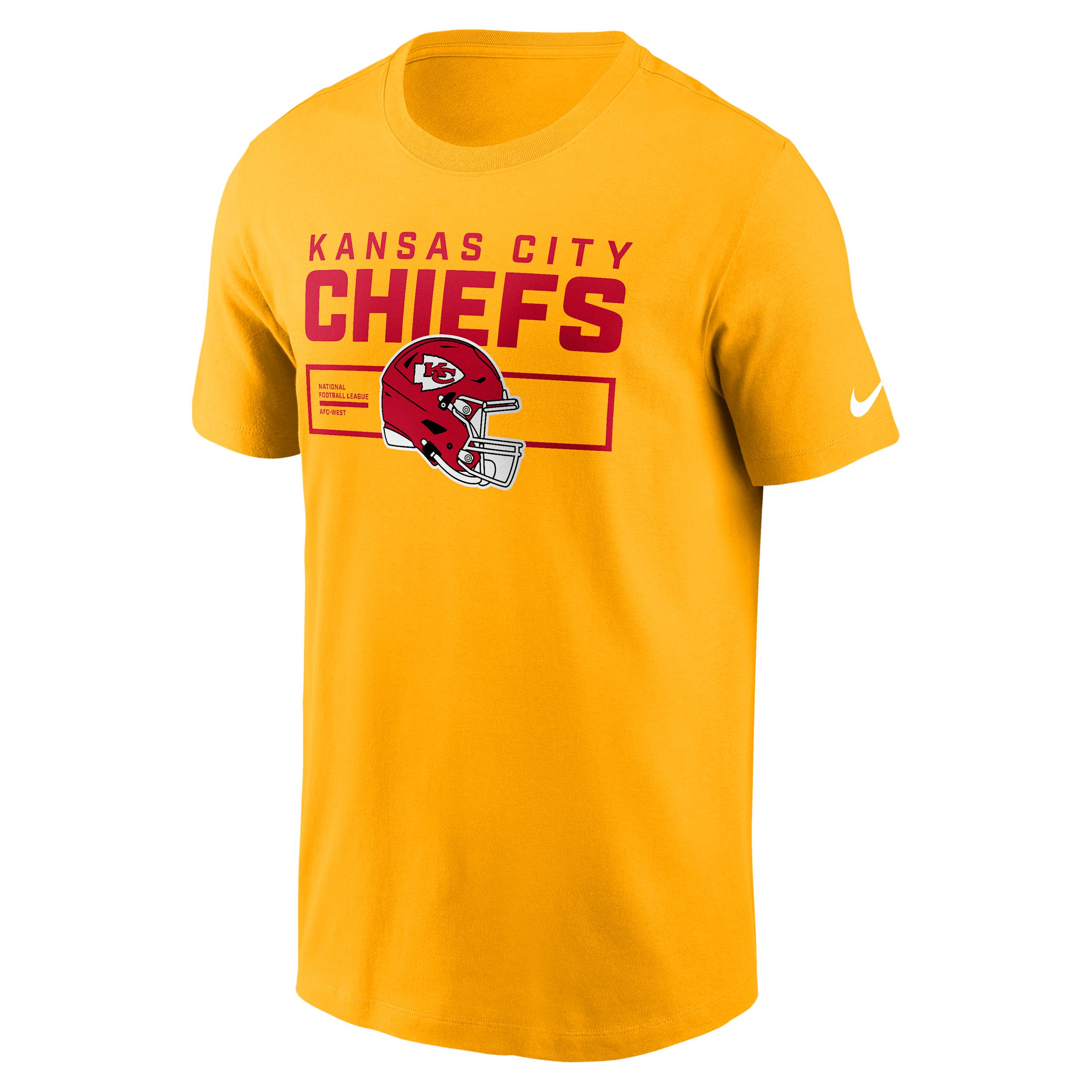 Kansas City Chiefs Helmet Essential Nike Men's NFL T-Shirt by NIKE