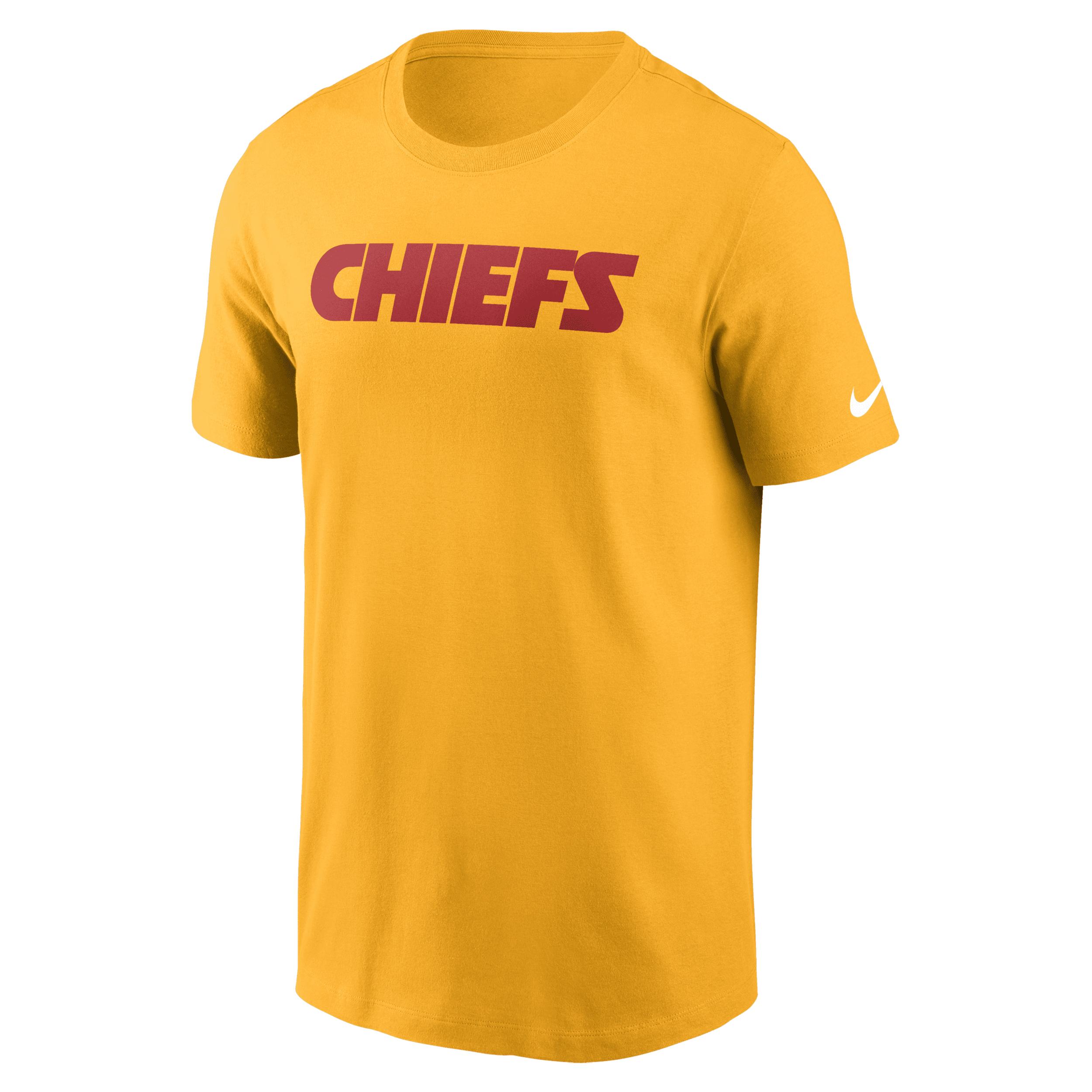 Kansas City Chiefs Primetime Wordmark Essential Nike Men's NFL T-Shirt by NIKE