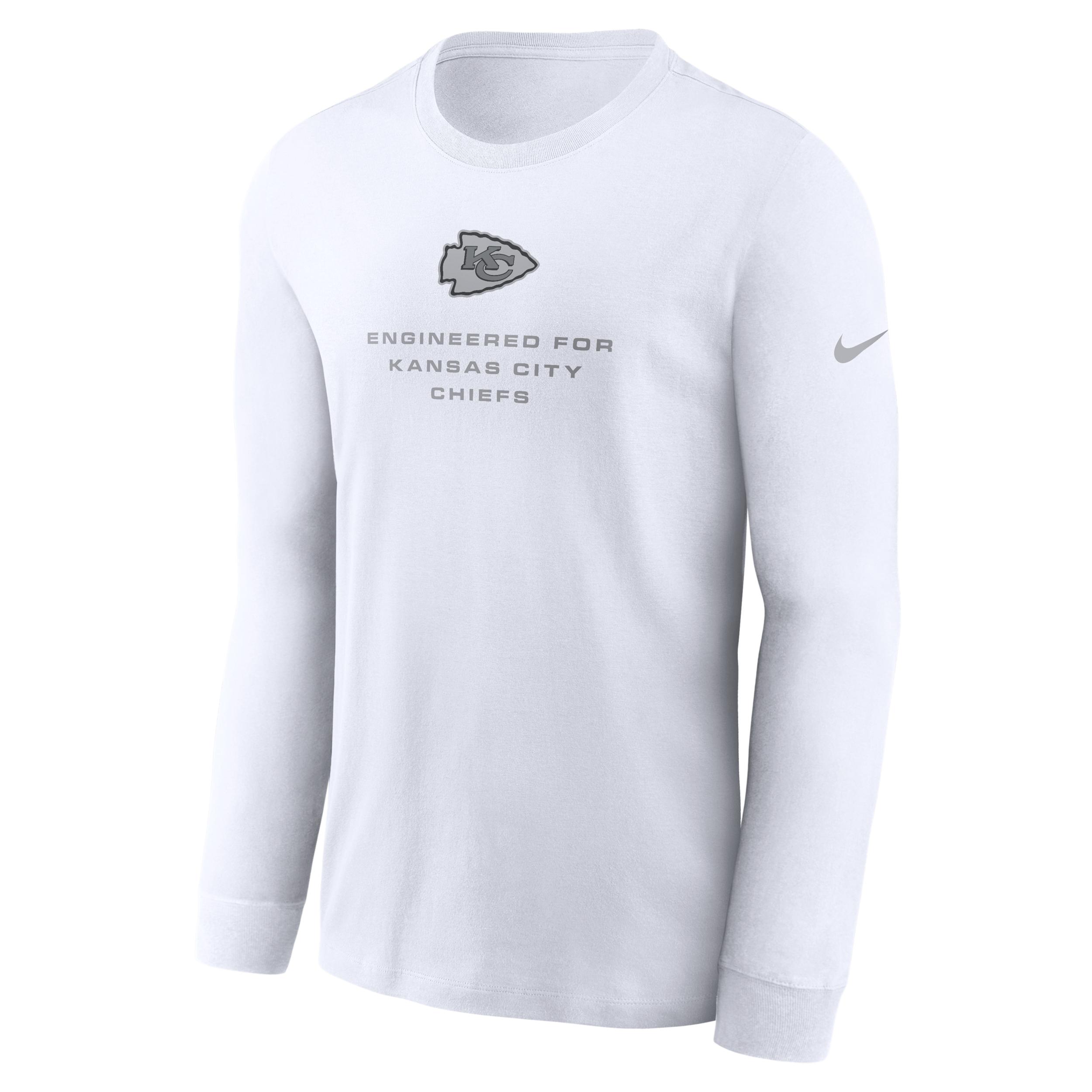 Kansas City Chiefs Team Issue Nike Men's Dri-FIT NFL Long-Sleeve T-Shirt by NIKE