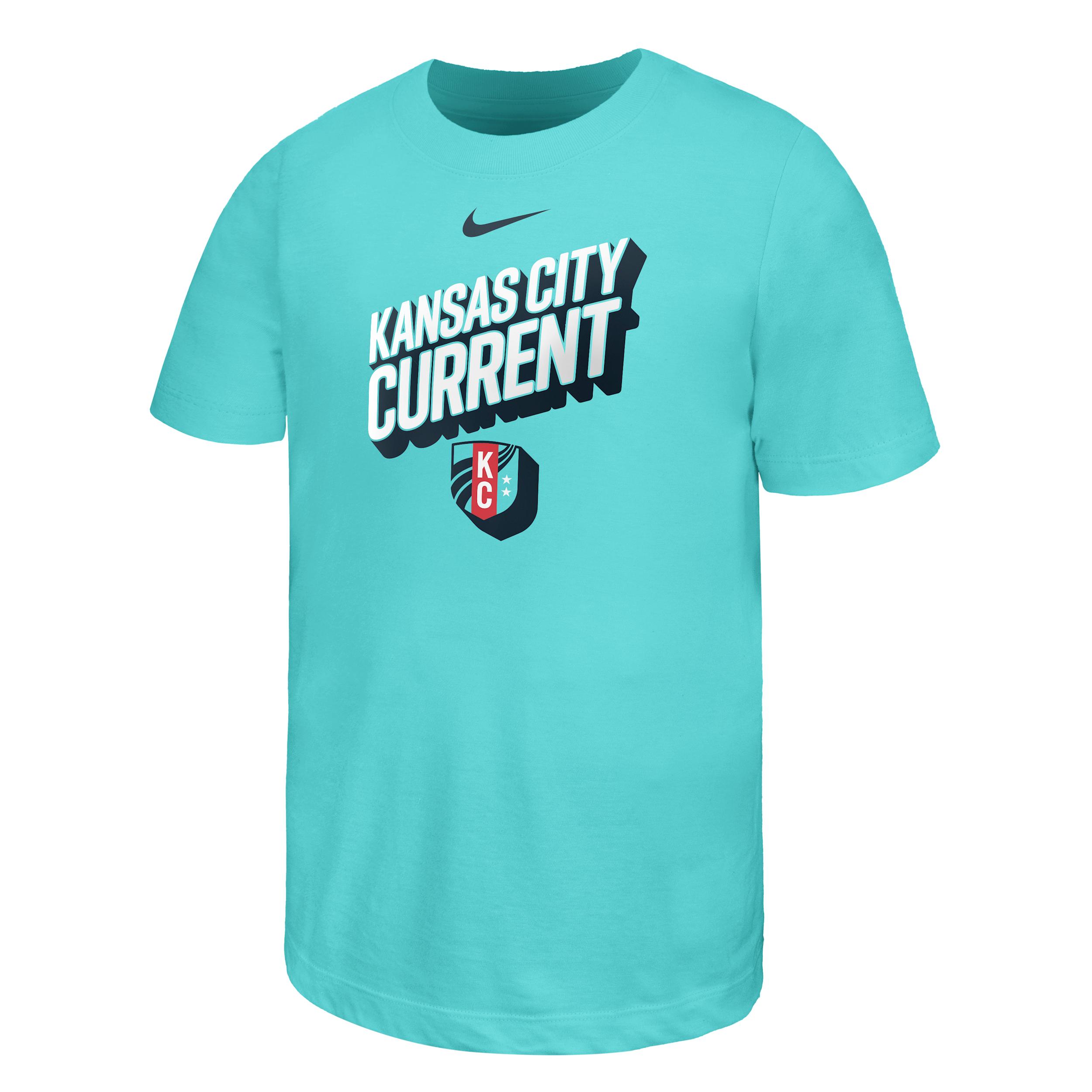 Kansas City Current Big Kids' Nike Cotton T-Shirt by NIKE