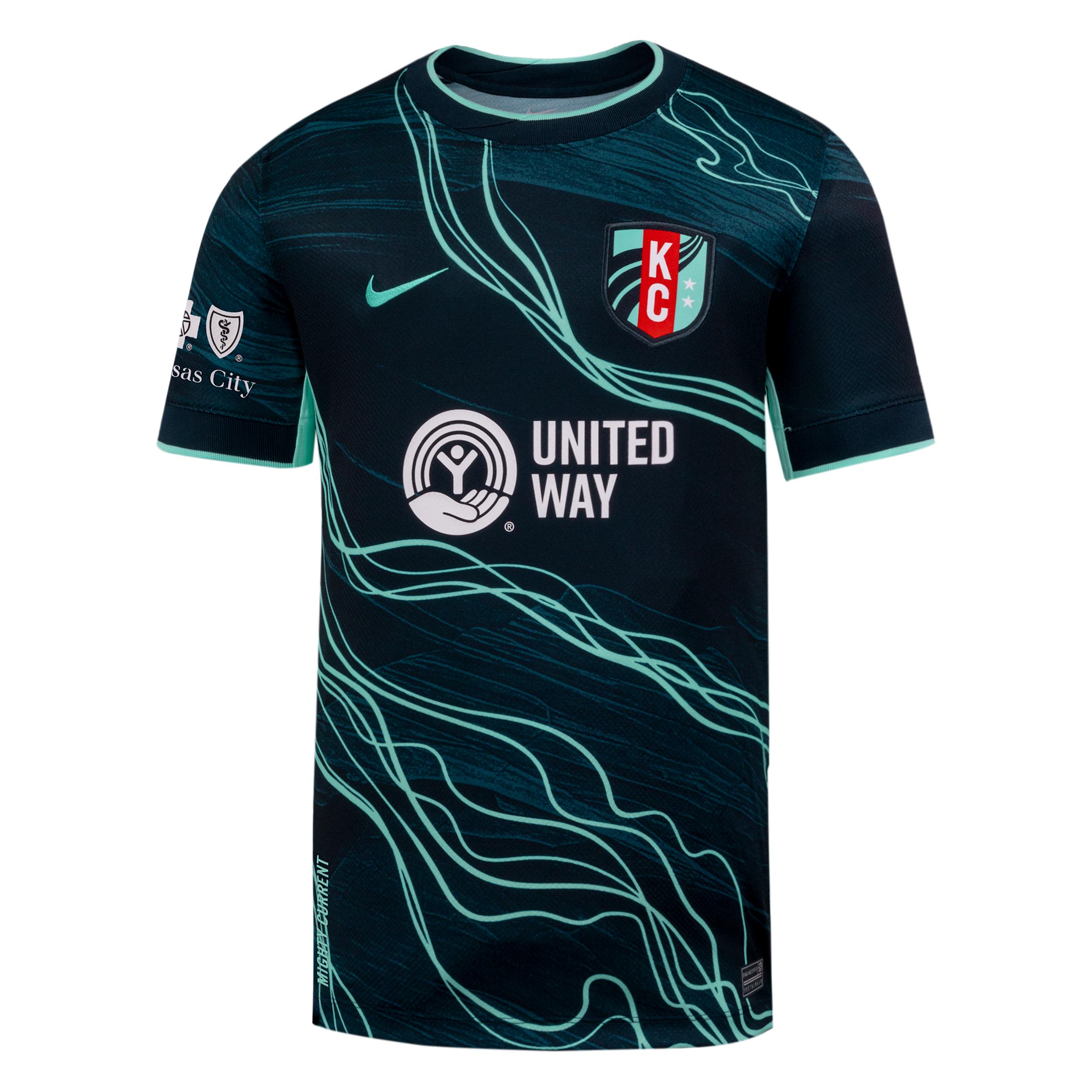 Kansas City Current Stadium Away Big Kids' Nike Dri-FIT NWSL Replica Jersey by NIKE