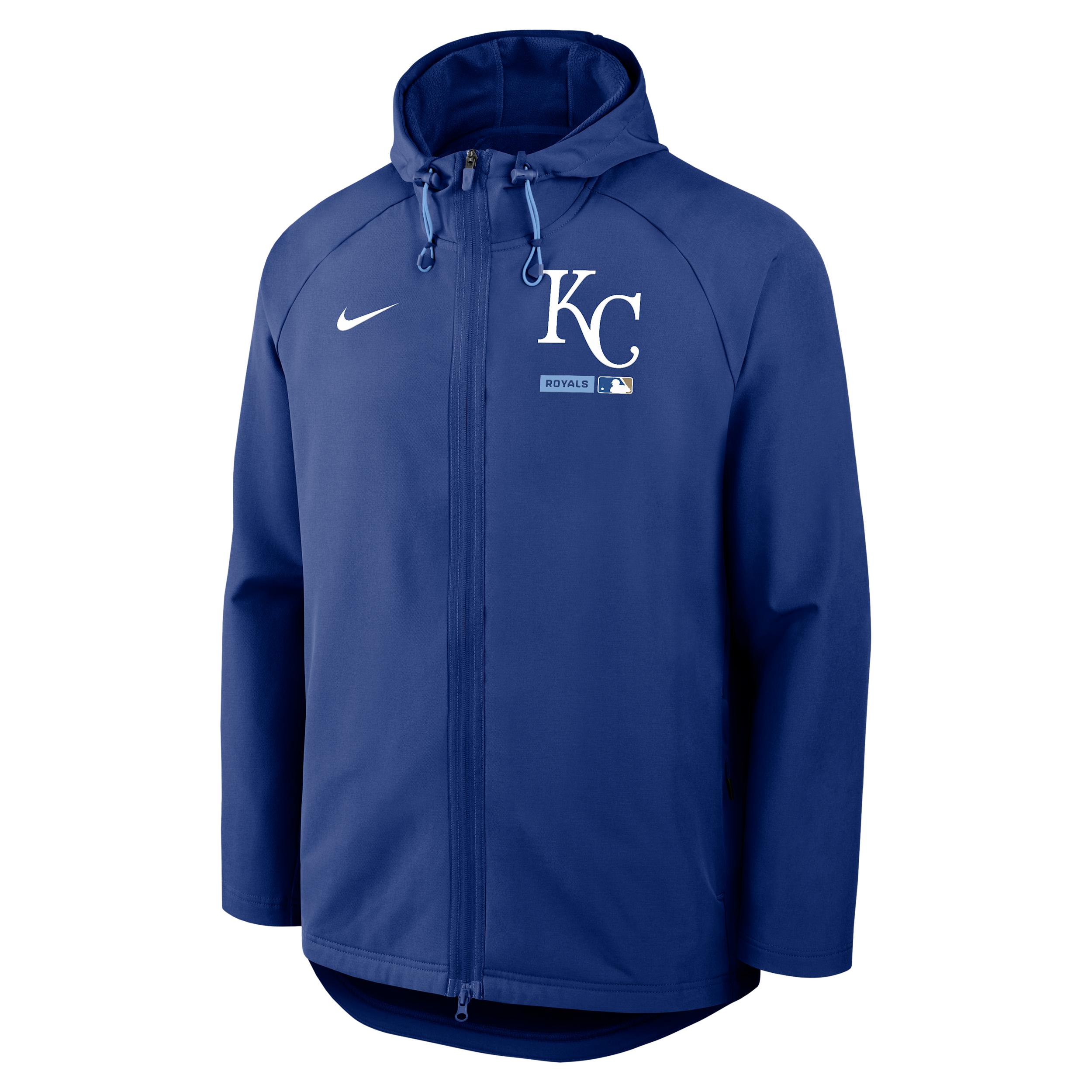 Kansas City Royals Authentic Collection Nike Men's Therma-FIT MLB Full-Zip Hooded Jacket by NIKE