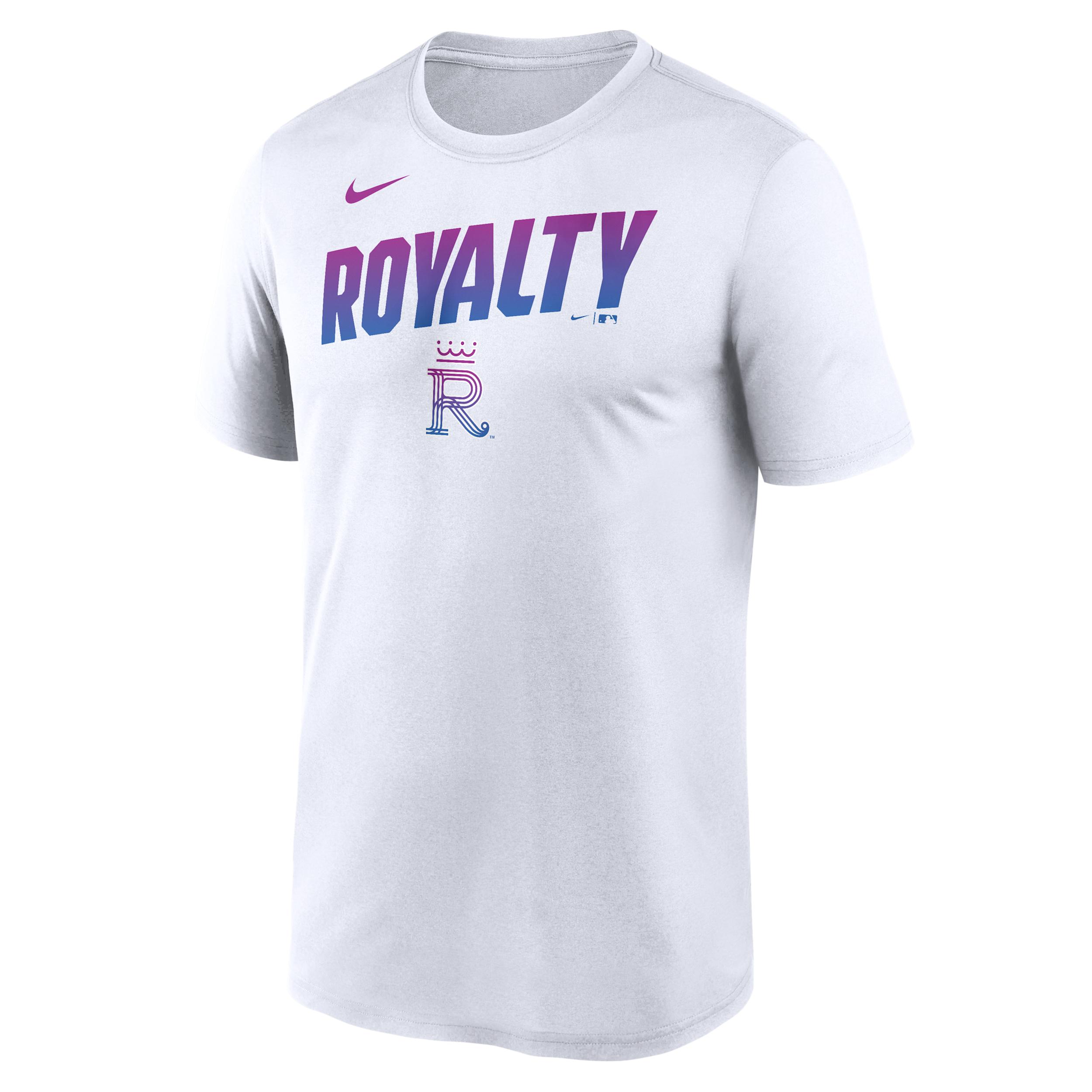 Kansas City Royals City Connect Team Phrase Script Nike Men's Dri-FIT MLB T-Shirt by NIKE
