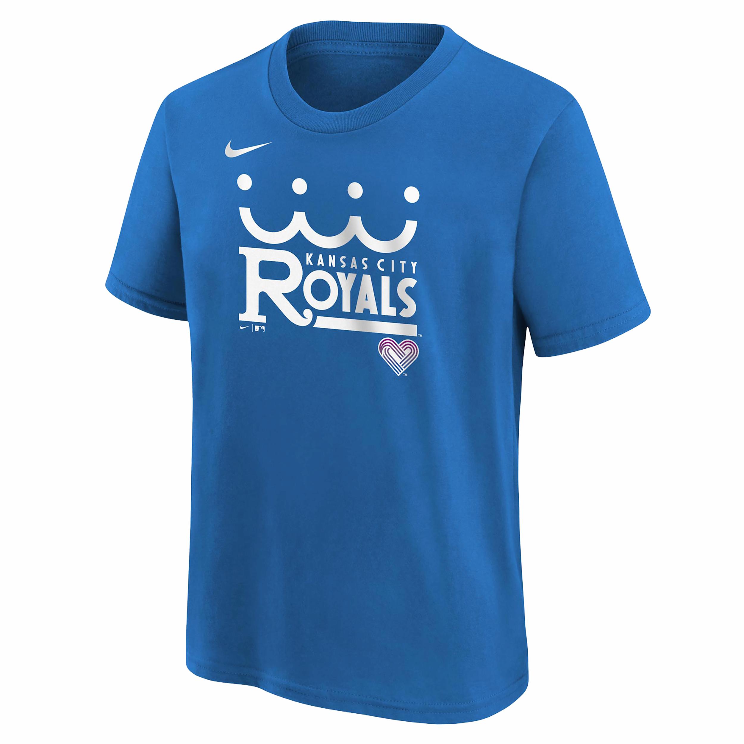 Kansas City Royals City Connect Wordmark Big Kids' Nike MLB T-Shirt by NIKE