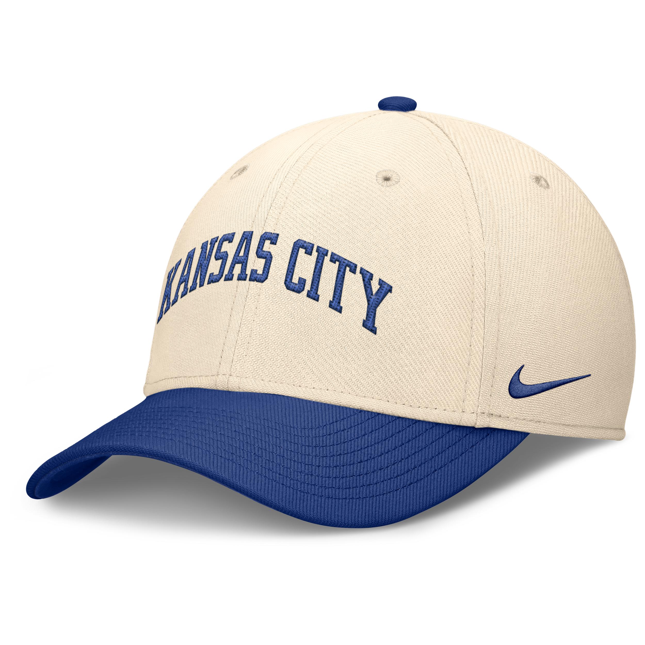 Kansas City Royals Statement Rise Swoosh Nike Men's Dri-FIT MLB Hat by NIKE