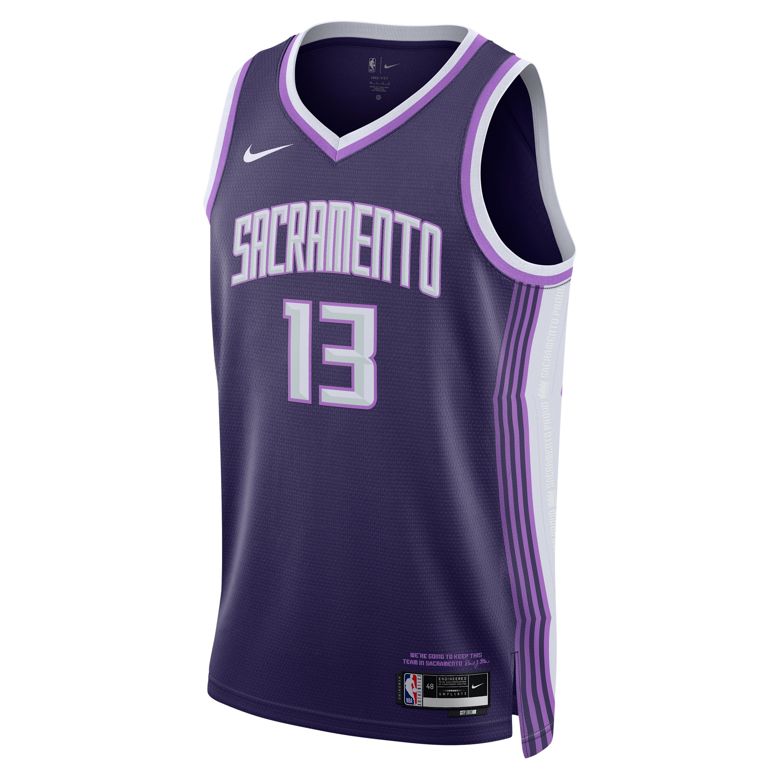 Keegan Murray Sacramento Kings City Edition Nike Men's NBA Swingman Jersey by NIKE