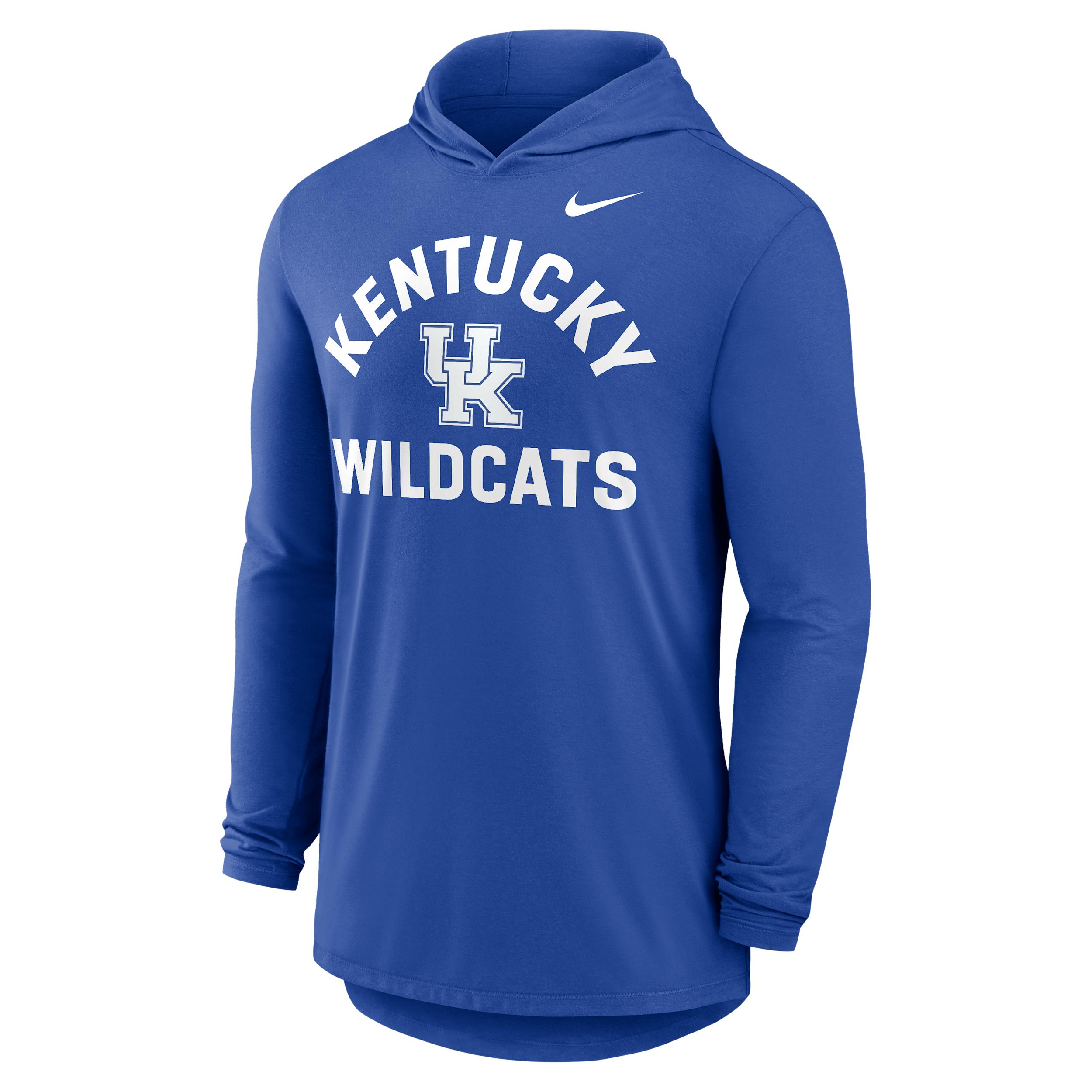 Kentucky Primetime Arch Nike Men's Dri-FIT College Long-Sleeve Hooded T-Shirt by NIKE