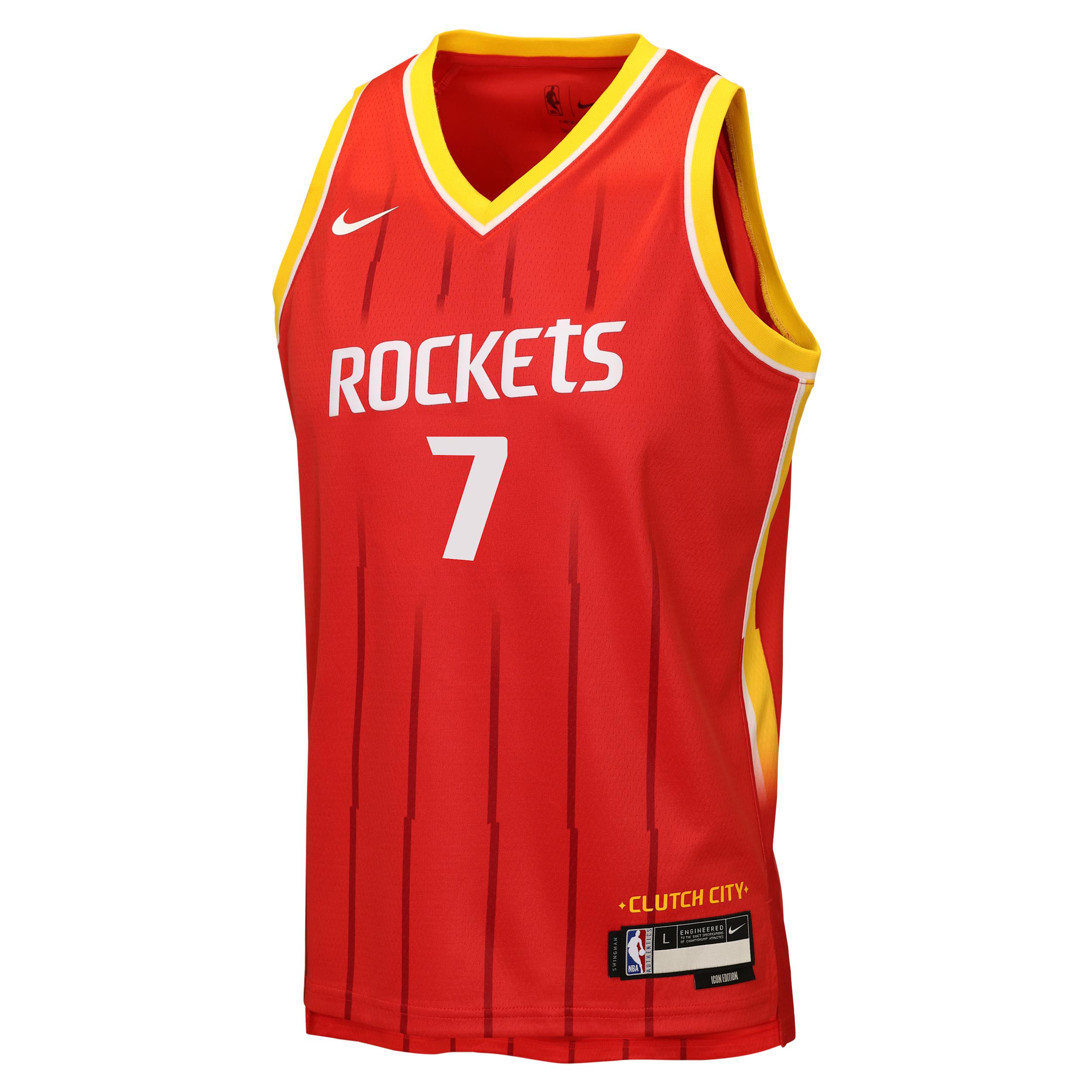 Kevin Durant Houston Rockets Icon Edition Big Kids' Nike NBA Swingman Jersey by NIKE