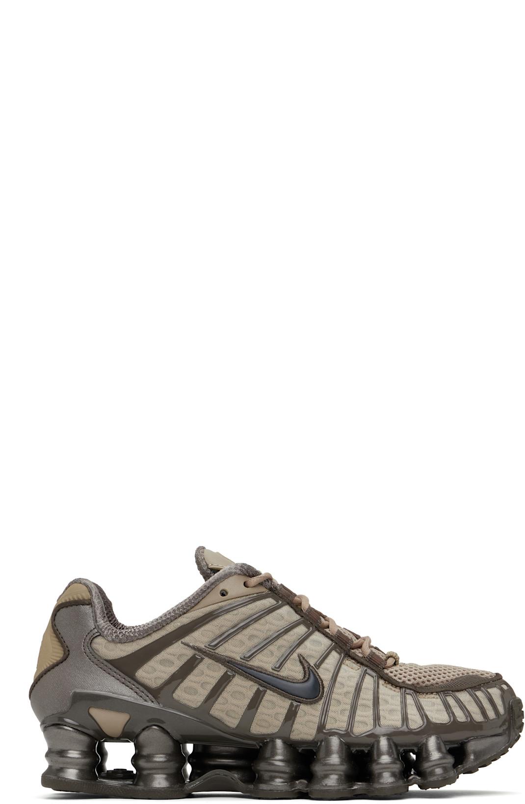 Khaki Shox TL Sneakers by NIKE