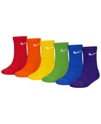 Kids' 5-7 Performance Crew Socks, 6-Pack by NIKE