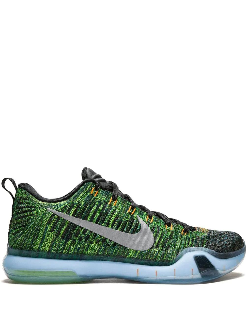 Kobe 10 Elite Low HTM “Racecar” sneakers by NIKE