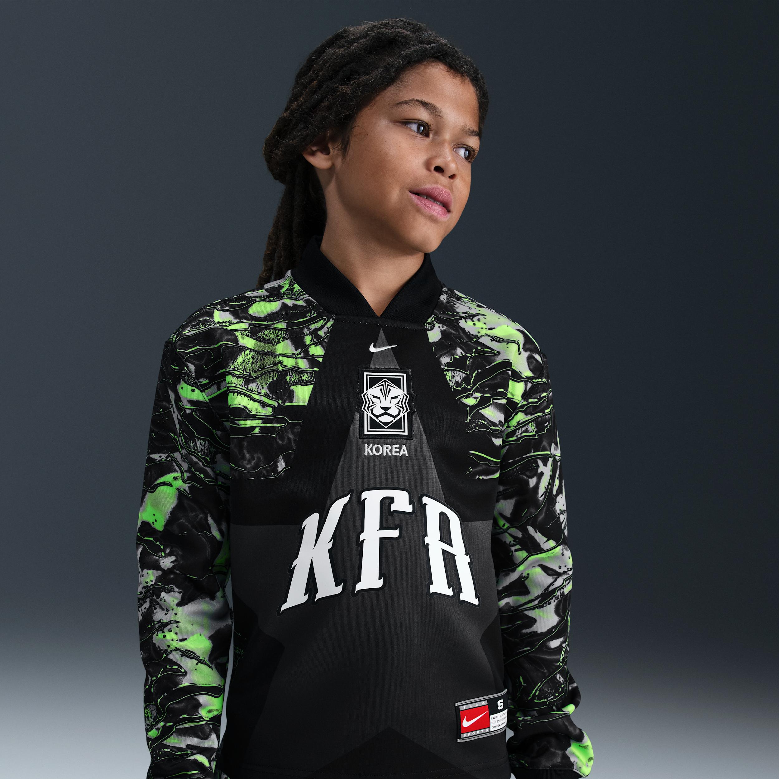 Korea Hollywood Keeper Big Kids' Nike Dri-FIT Soccer Jersey by NIKE