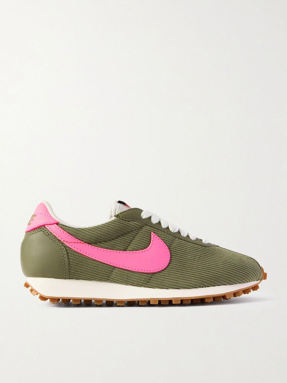 LD-1000 leather-trimmed corduroy sneakers by NIKE
