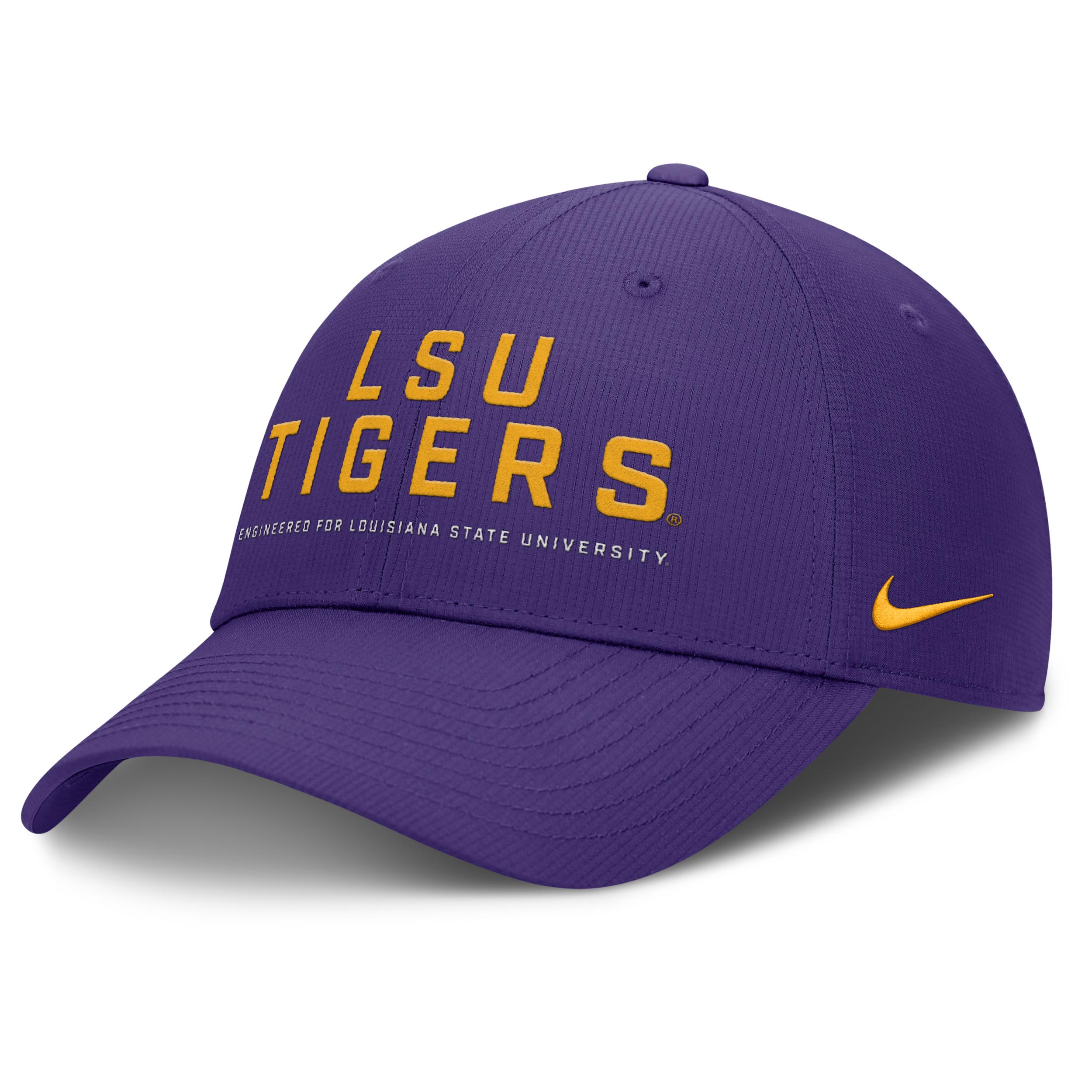 LSU On-Field Club Gameday Nike Men's Dri-FIT College Adjustable Hat by NIKE