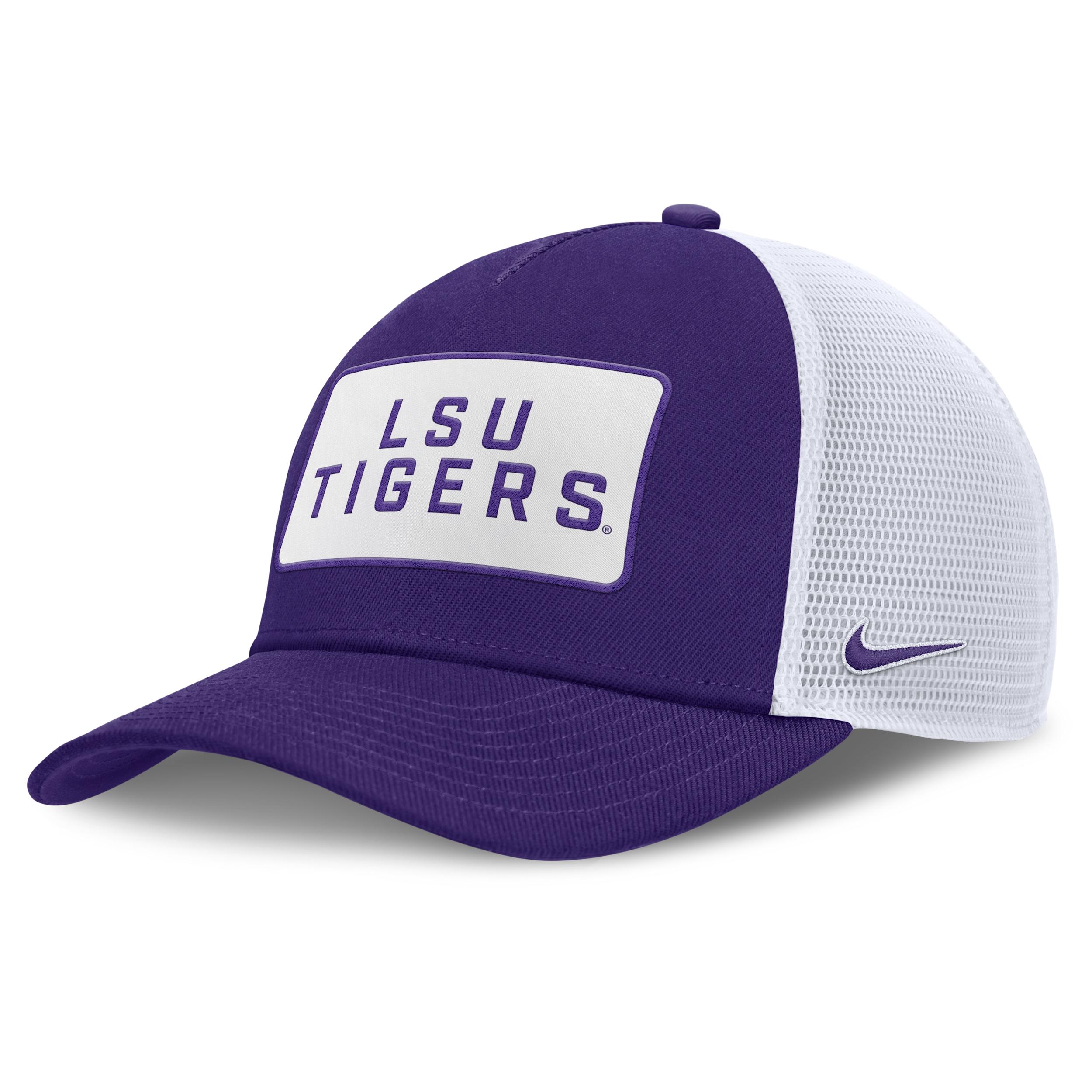 LSU On-Field Rise Nike Men's College Trucker Adjustable Hat by NIKE