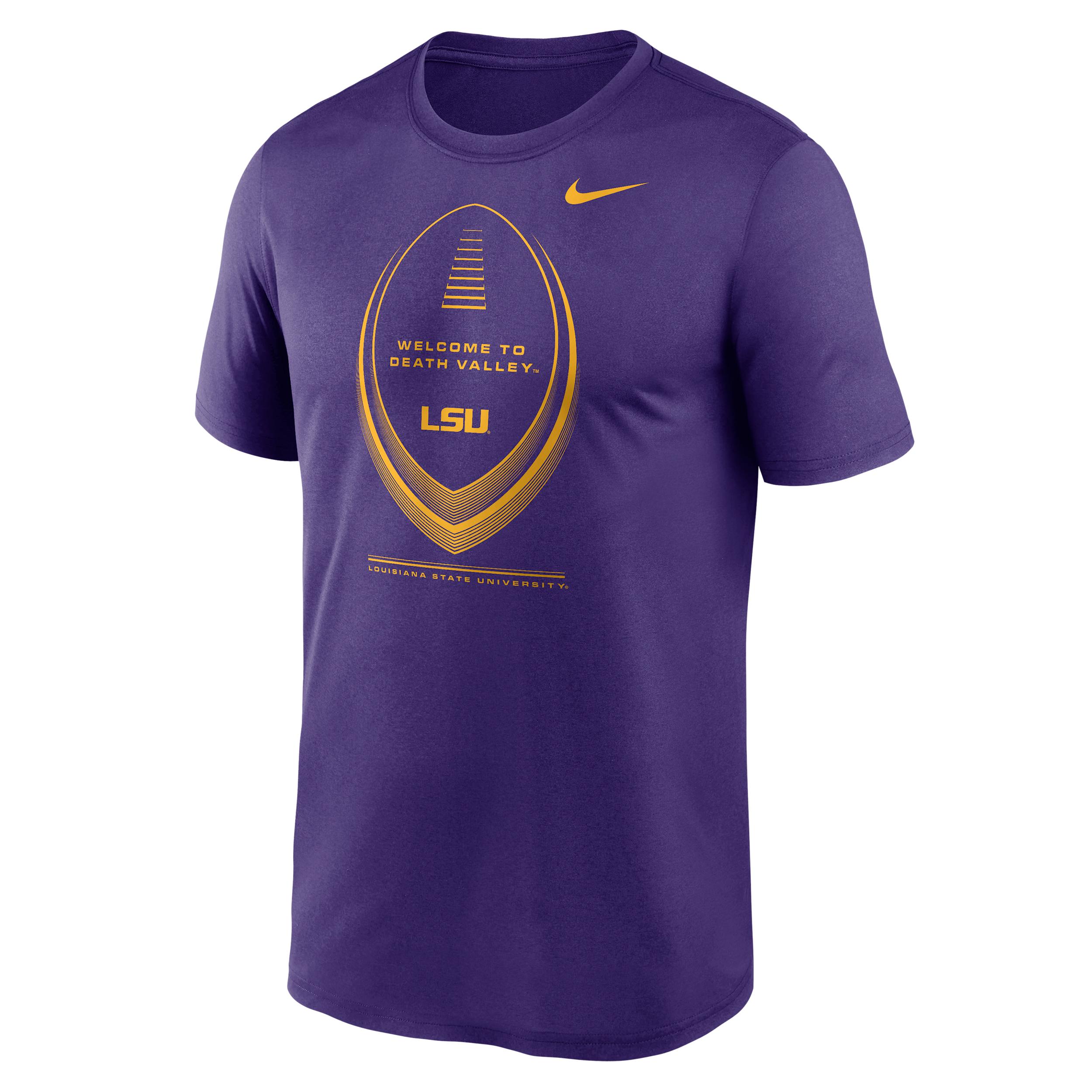 LSU Primetime Football Icon Legend Nike Men's Dri-FIT College T-Shirt by NIKE