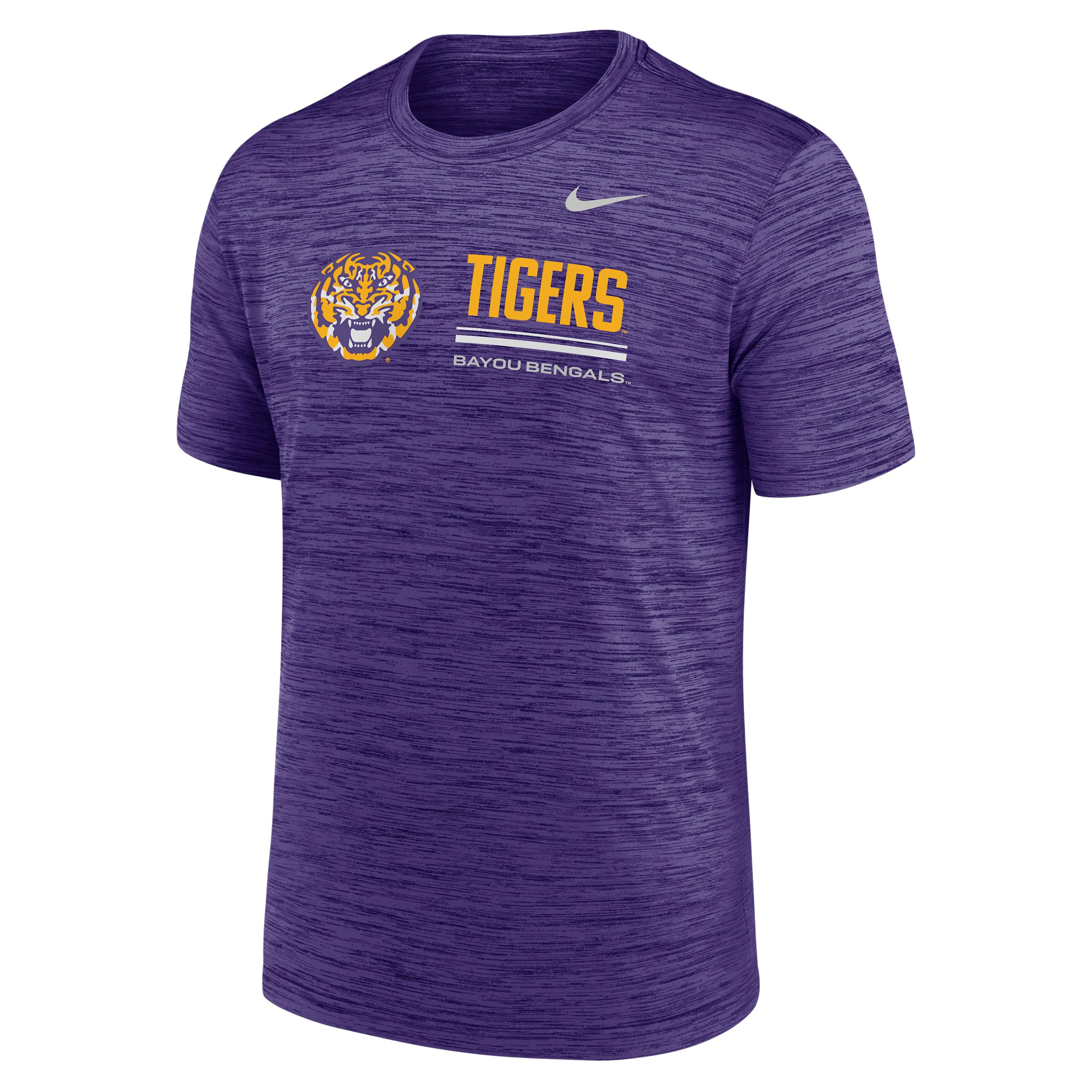 LSU Sideline Velocity Nike Men's Dri-FIT College T-Shirt by NIKE