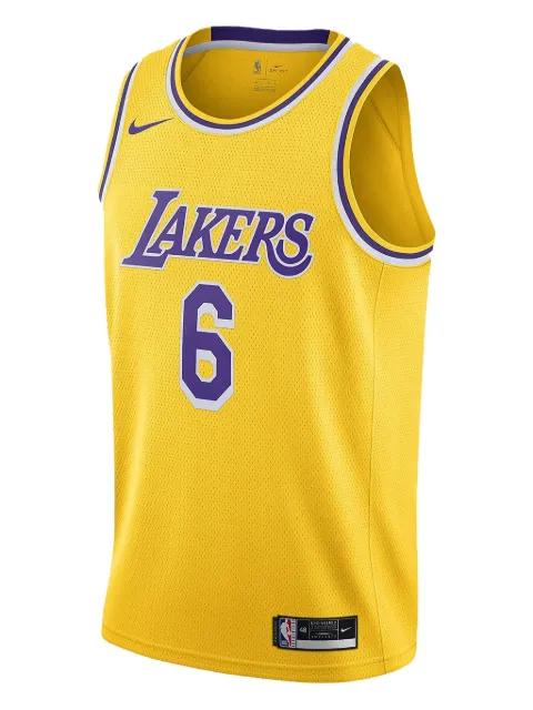 La Lakers Lebron James #6 swingman jersey by NIKE