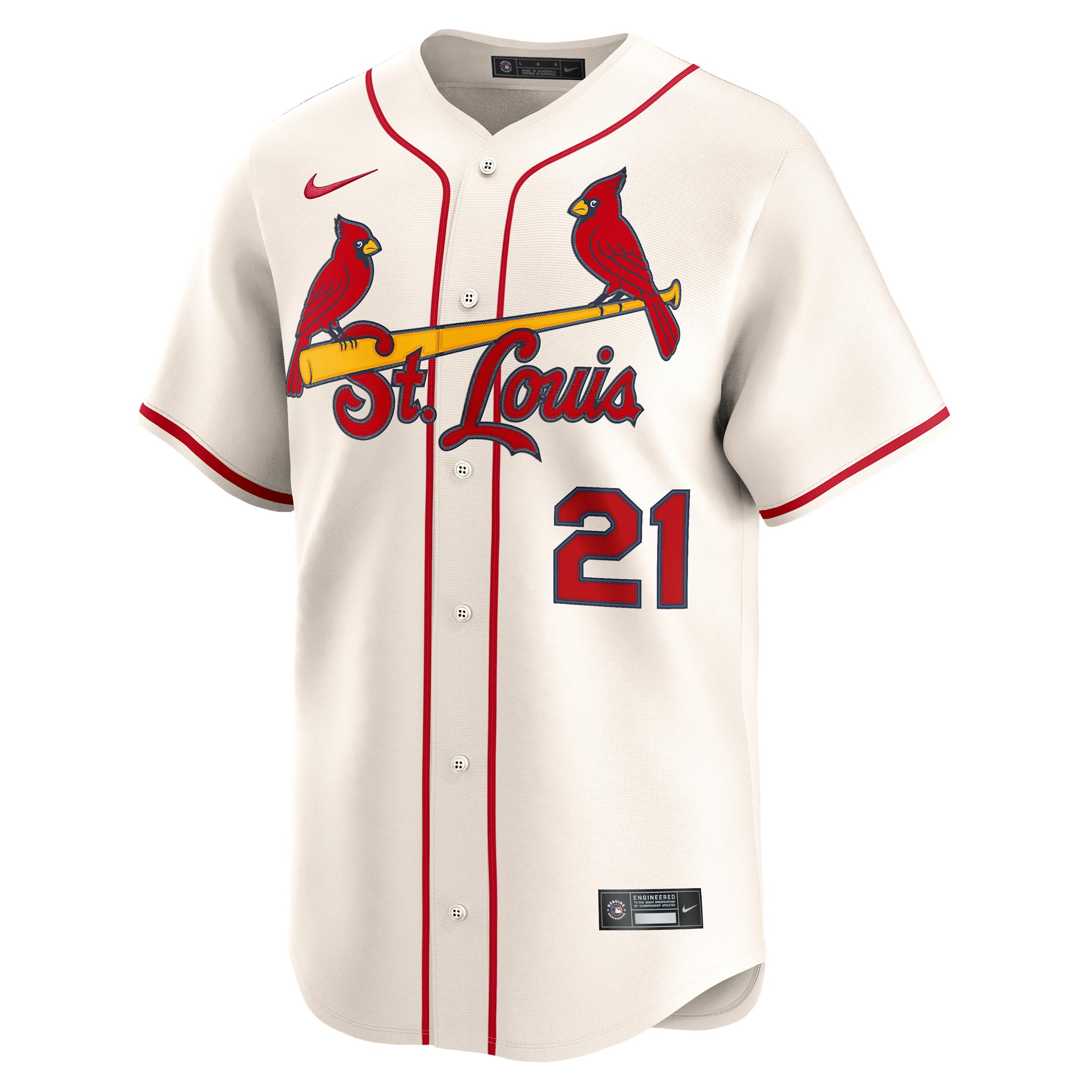Lars Nootbaar St. Louis Cardinals Nike Men's Dri-FIT MLB Limited Jersey by NIKE