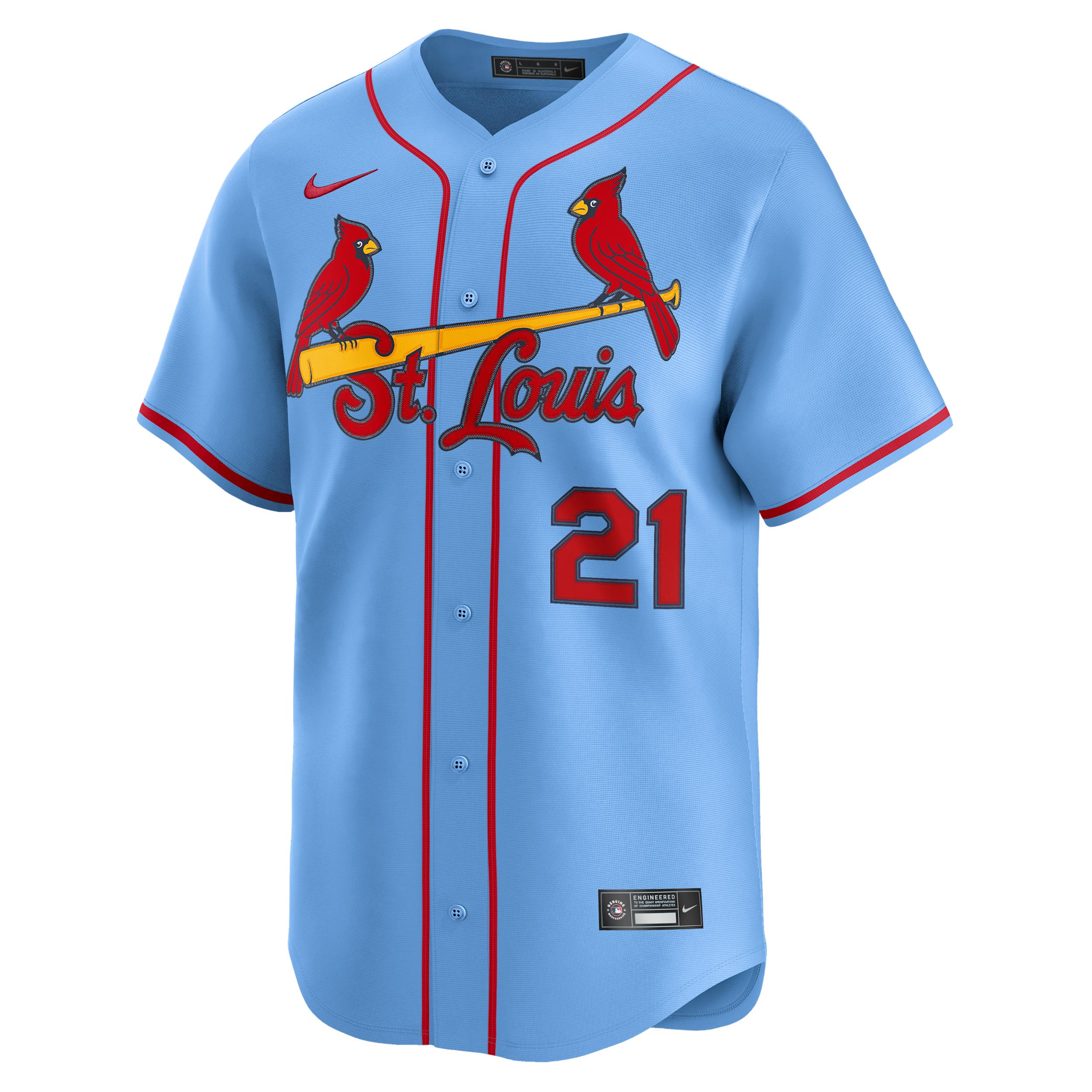 Lars Nootbaar St. Louis Cardinals Nike Men's Dri-FIT MLB Limited Jersey by NIKE