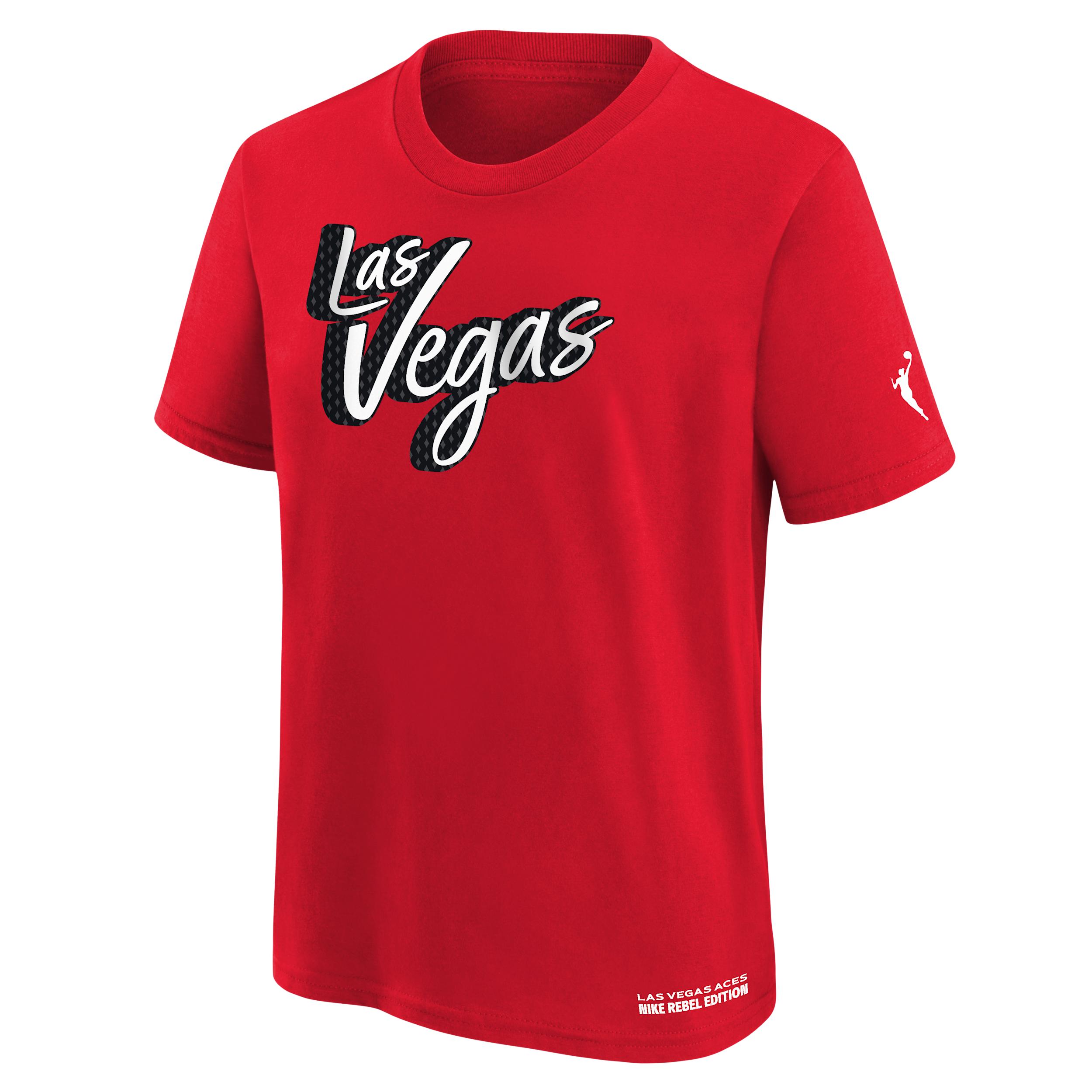 Las Vegas Aces Rebel Edition Big Kids' Nike WNBA T-Shirt by NIKE