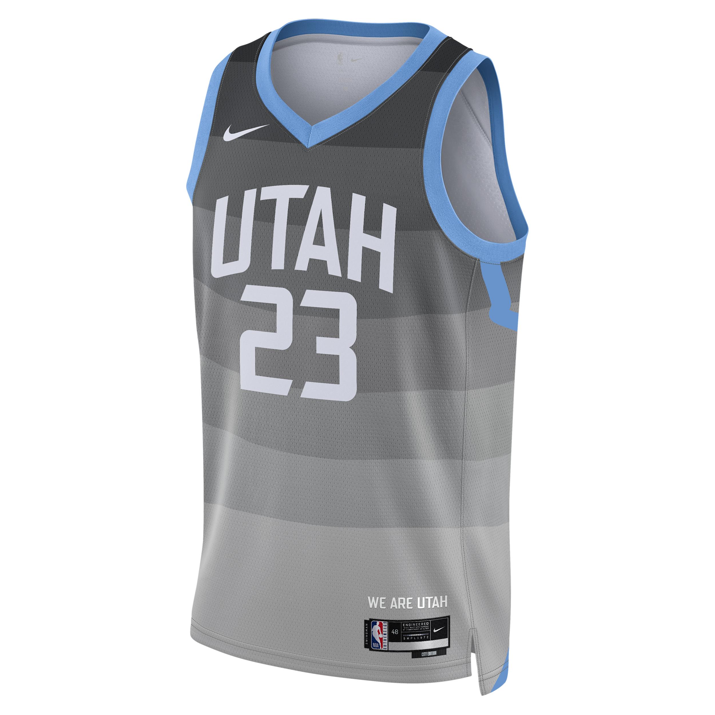 Lauri Markkanen Utah Jazz City Edition Nike Men's NBA Swingman Jersey by NIKE